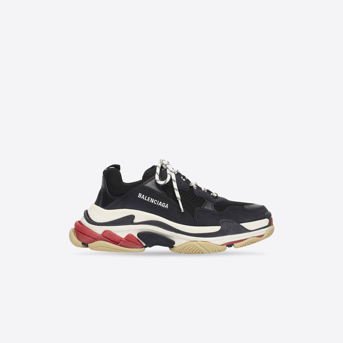 Men's Triple S Sneaker in Black 533882W09OM1000