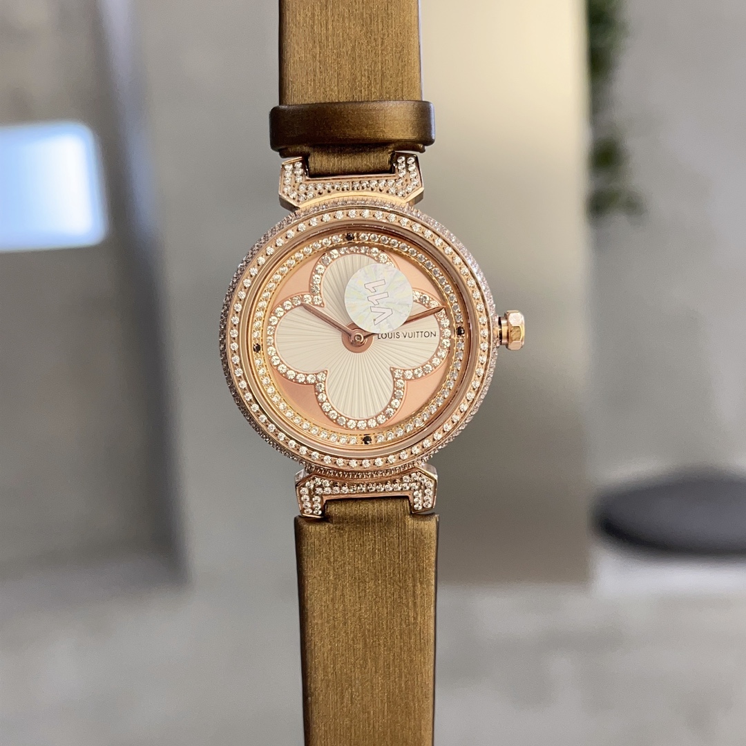 Louis Vuitton TAMBOUR SLIM series QBB163 watch