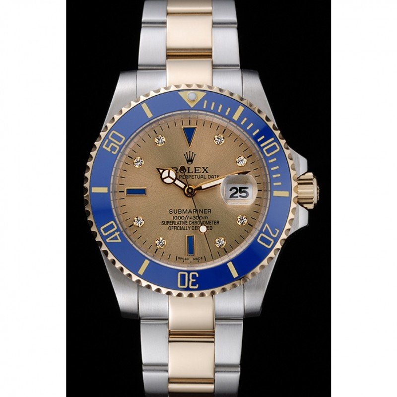 Replica Rolex Submariner 42mm Gold Dial rl55
