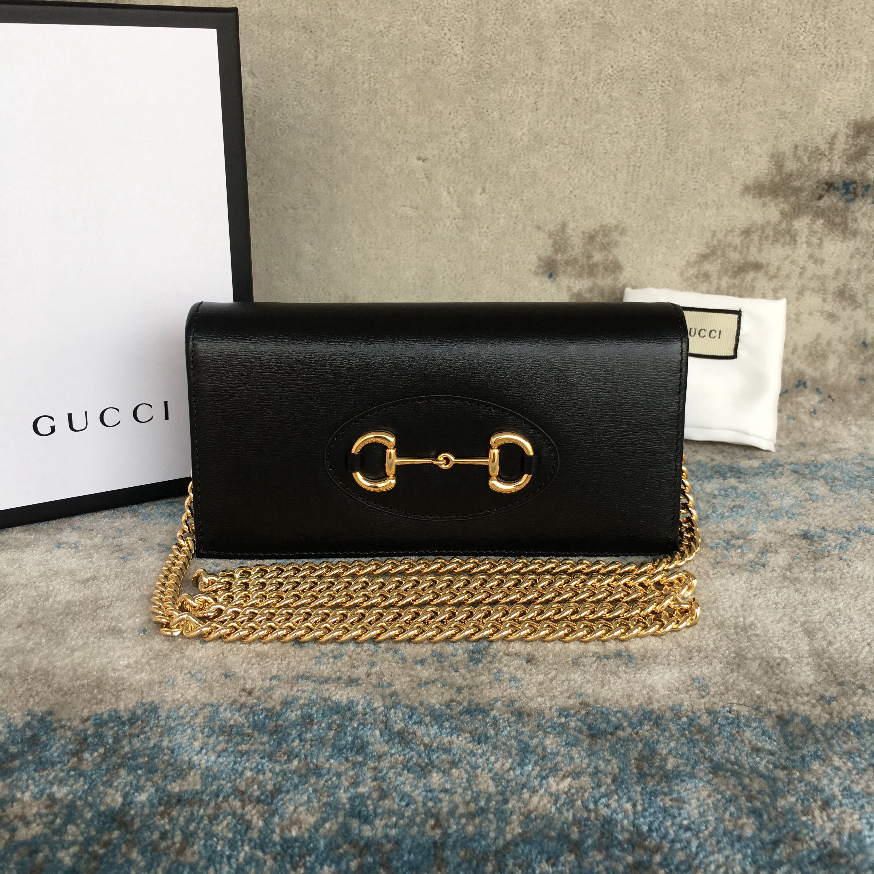 Gucci Horsebit 1955 wallet with chain 621892