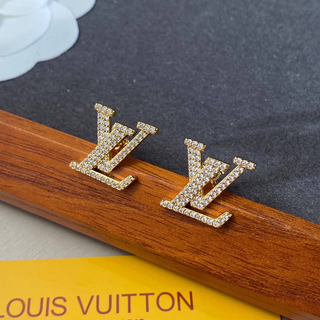 Louis Vuitton Imitation Designer Earrings Wholesale