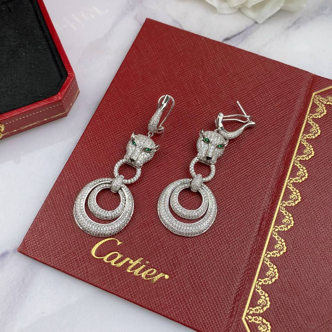 Cartier Designer Earrings Dupe