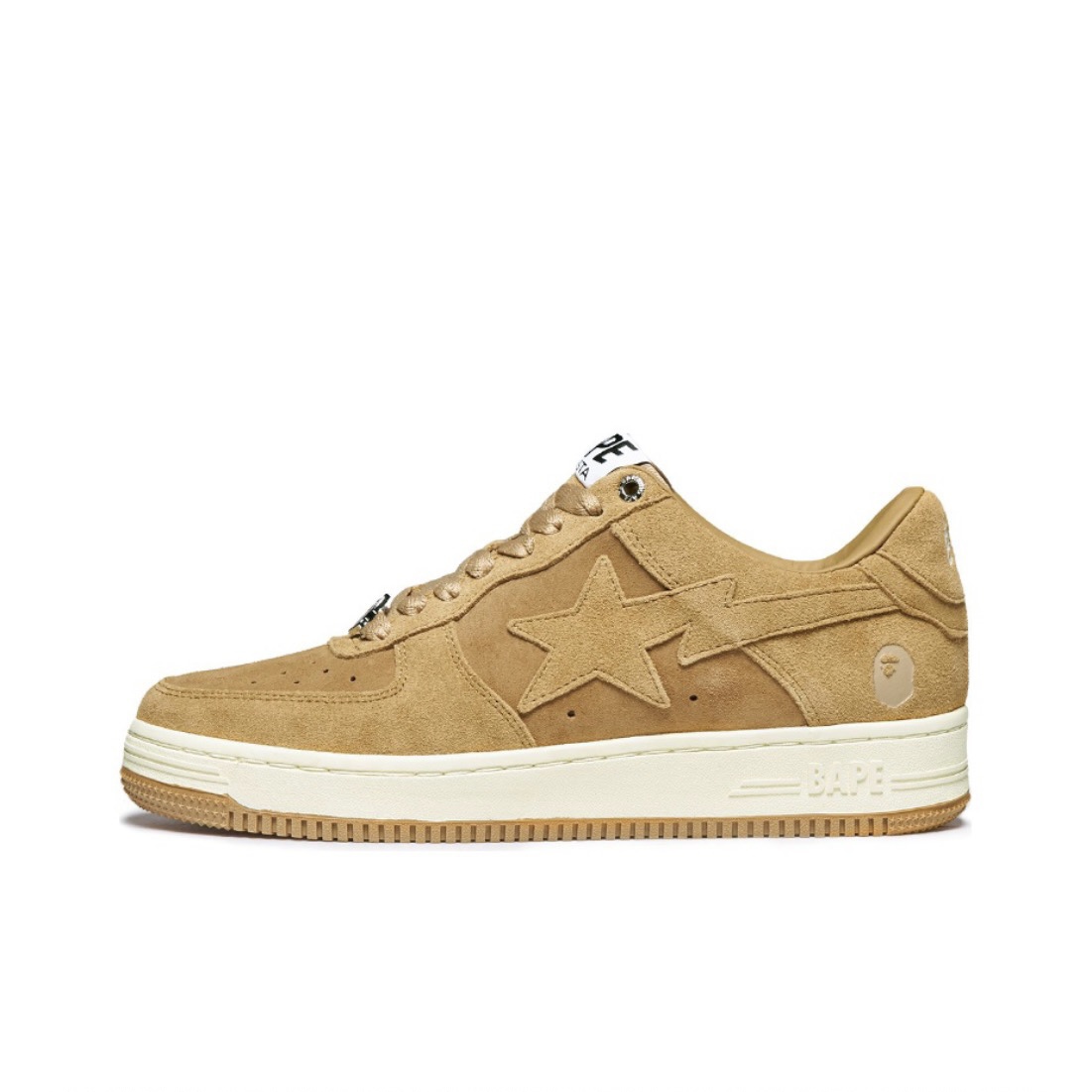 A BATHING APE BAPE STA BEIGE SUEDE 1H70-191-004