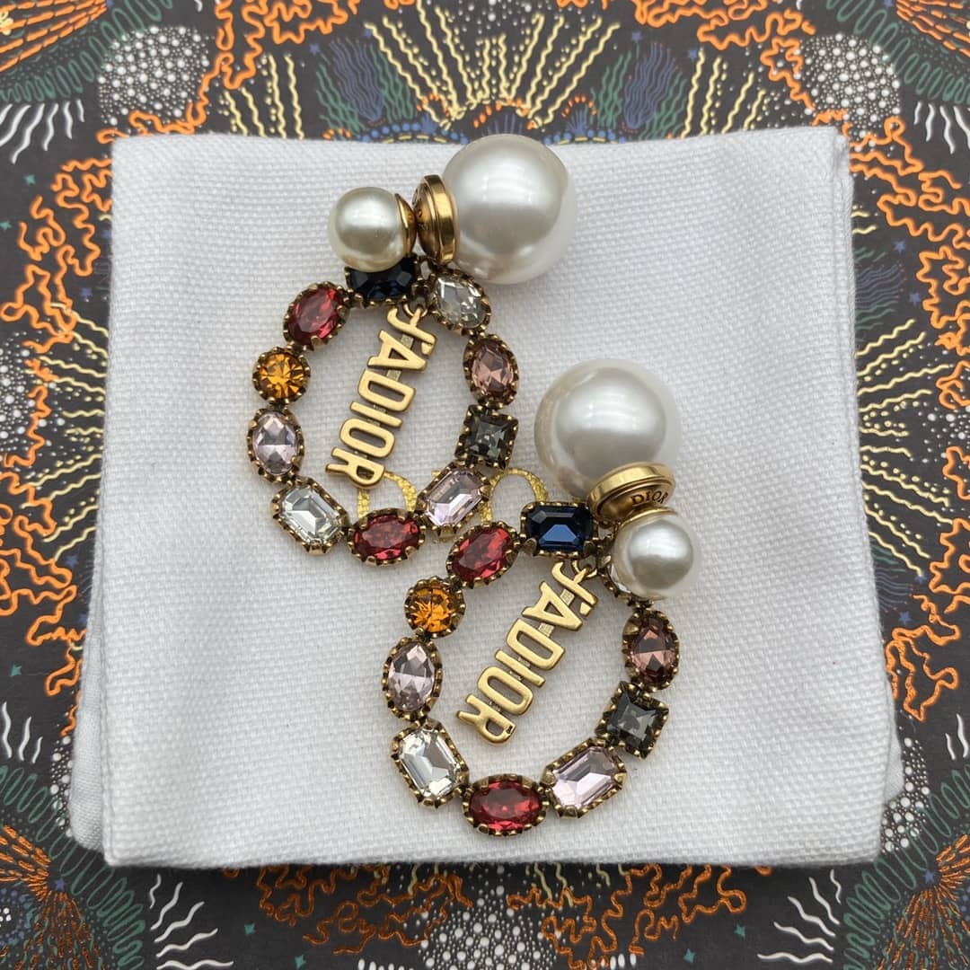 Dior Designer Earrings Dupe