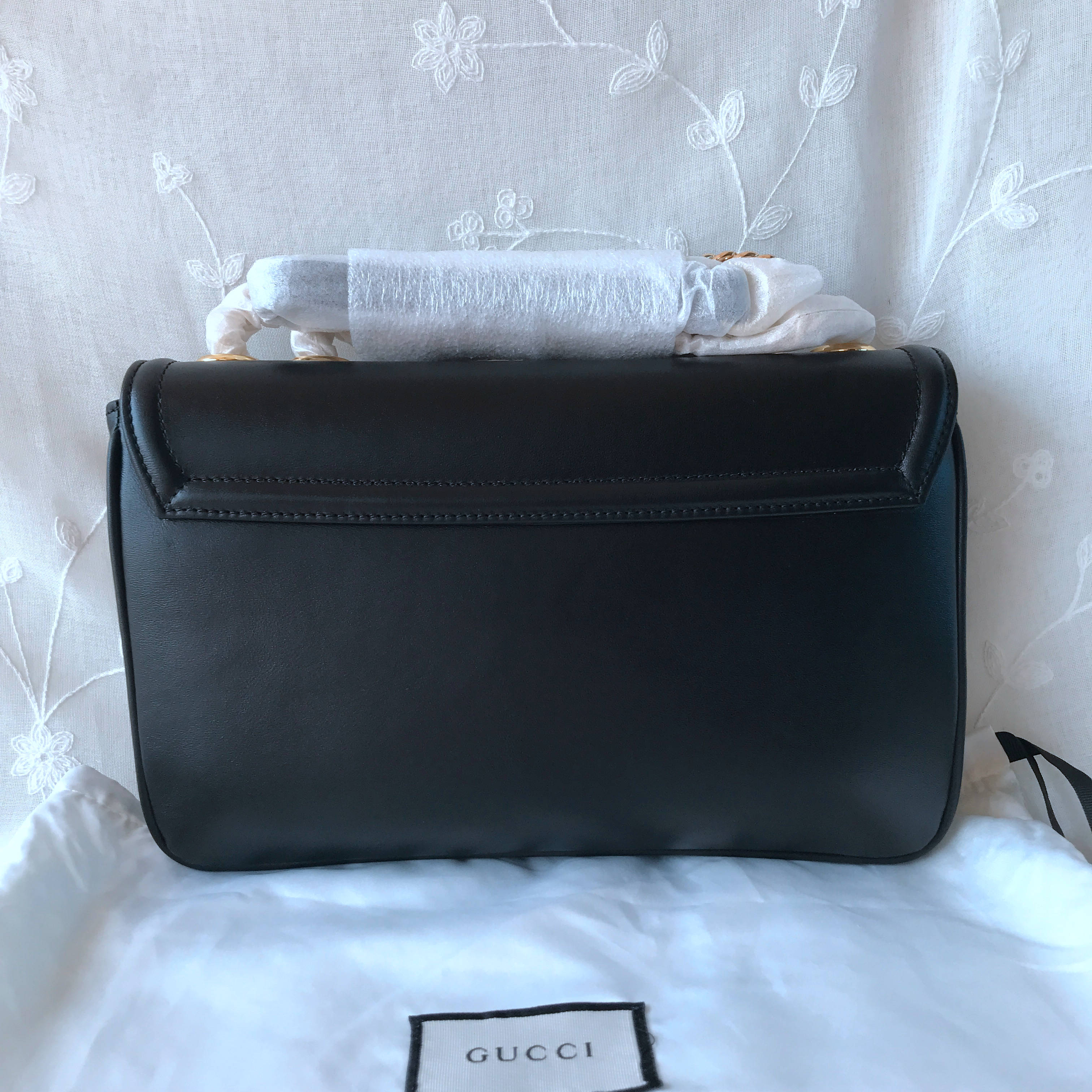Gucci black medium rajah shoulder bag  537241