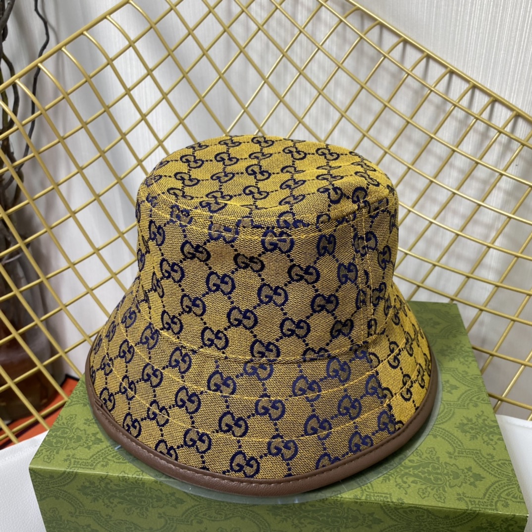 Joint Monogram Embroidered Bucket Hat