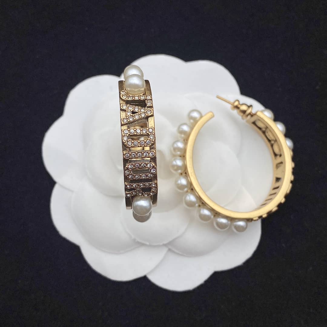 Designer Dior Classic Earrings