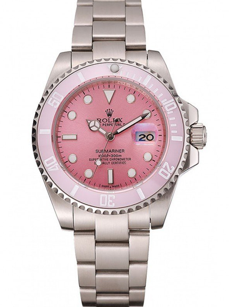 Superclone Rolex Submariner 41mm Pink Dial 1453980