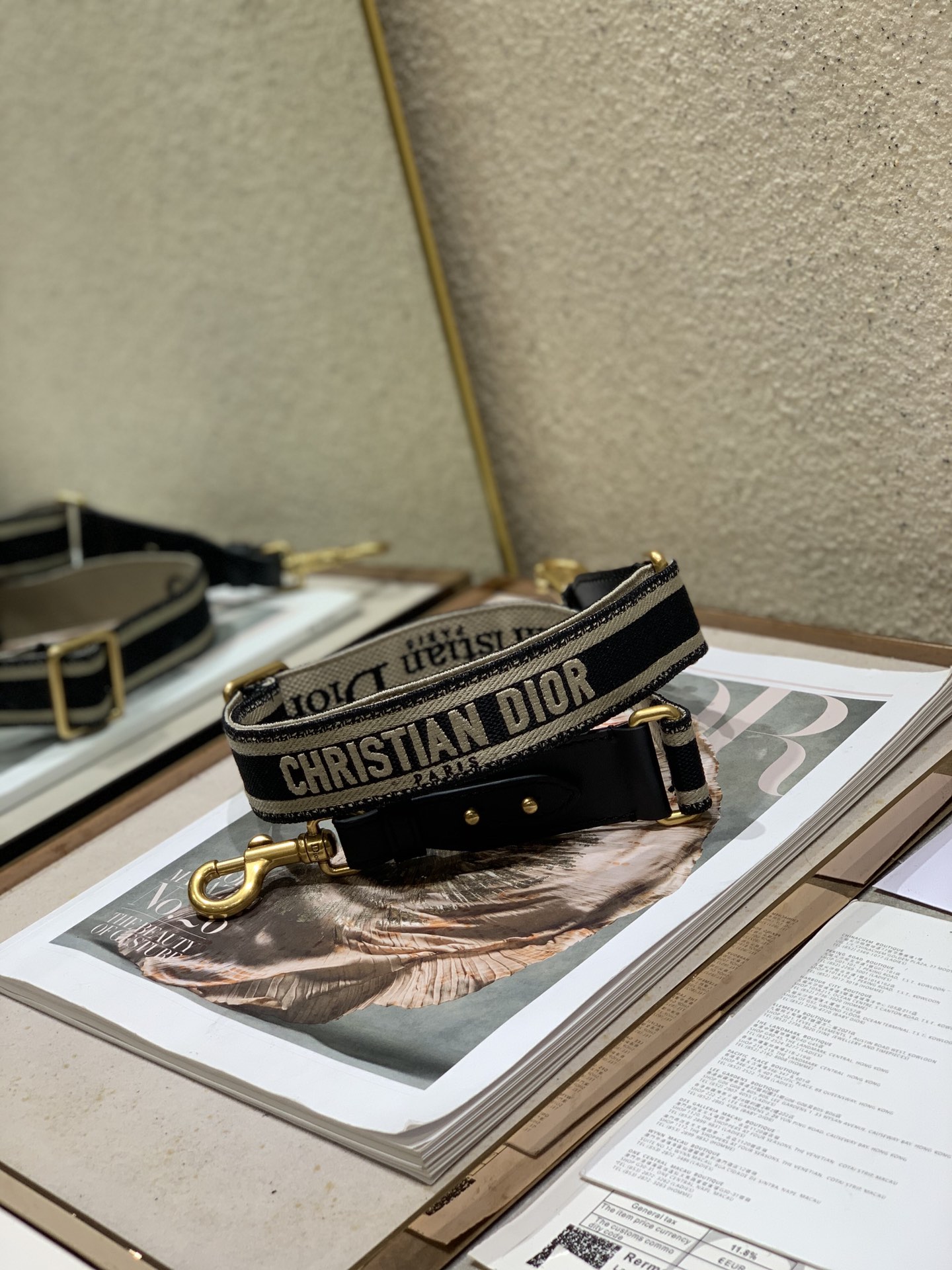 Dior shoulder strap 13