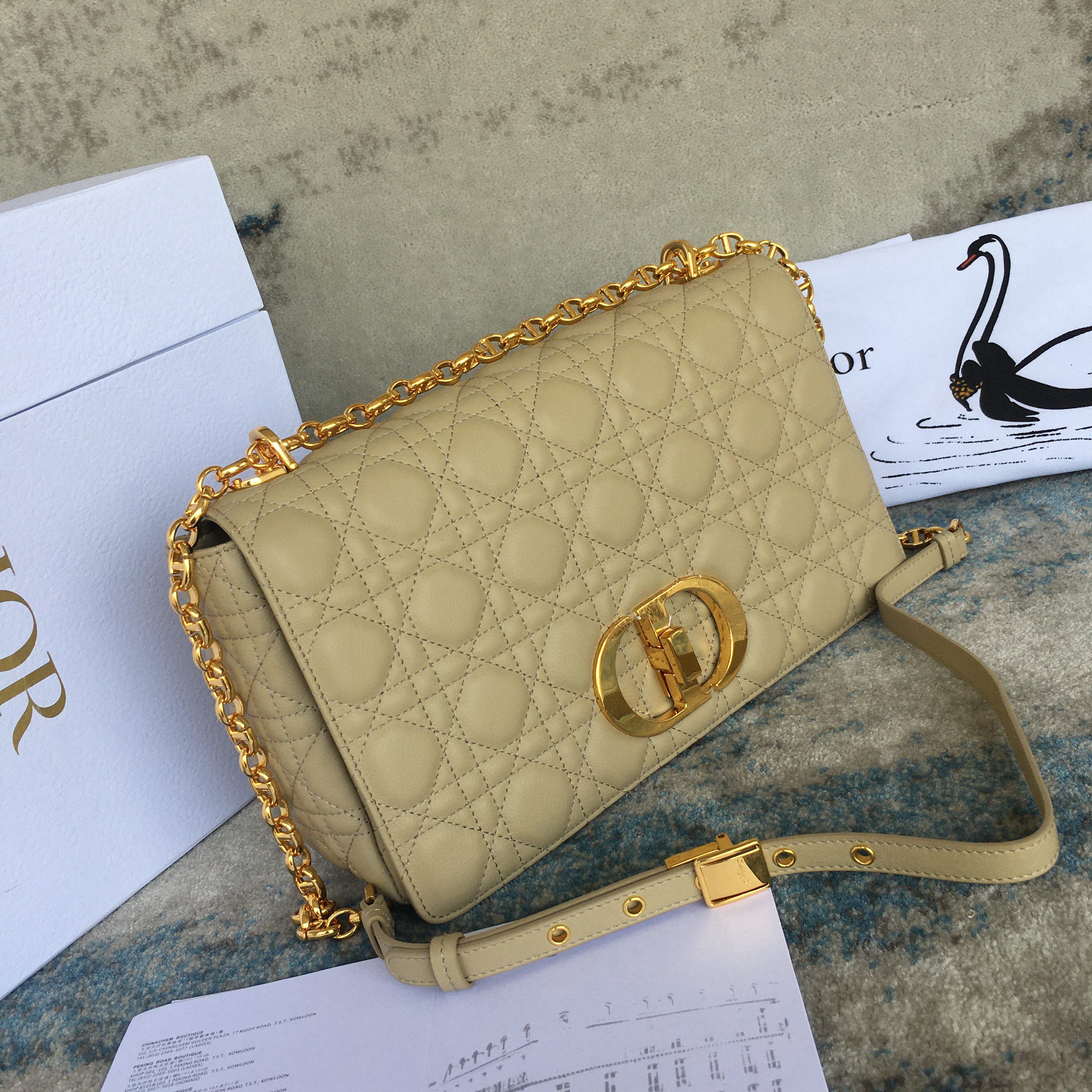 LARGE DIOR CARO BAG 28CM