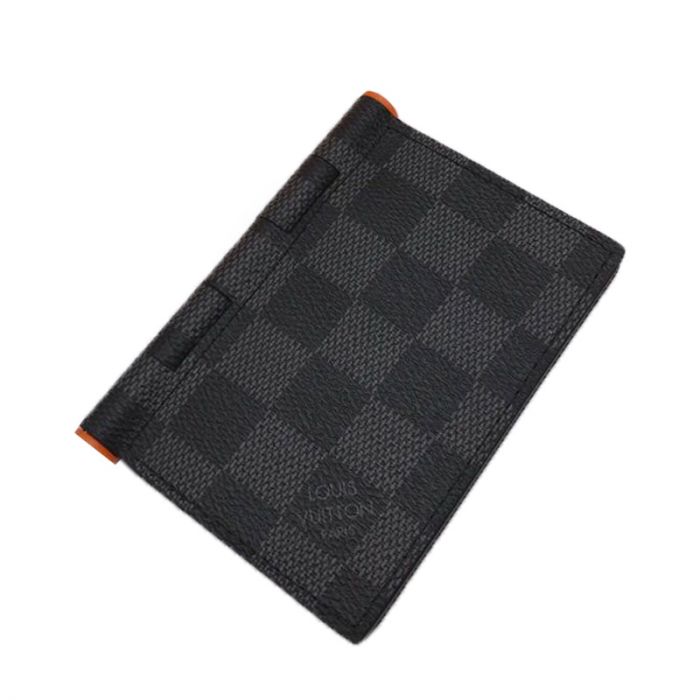 Louis Vuitton Annevelop Cult De Visit Damier Ebene Card Case Black
