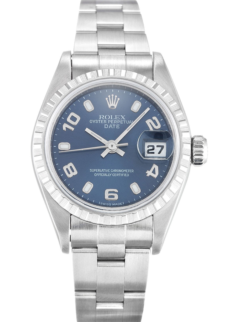 Replica Rolex Oyster Perpetual Lady 26mm Blue Dial 79240