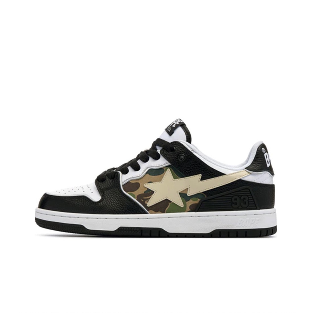 A BATHING APE BAPE SK8 STA BLACK 1H20-191-033