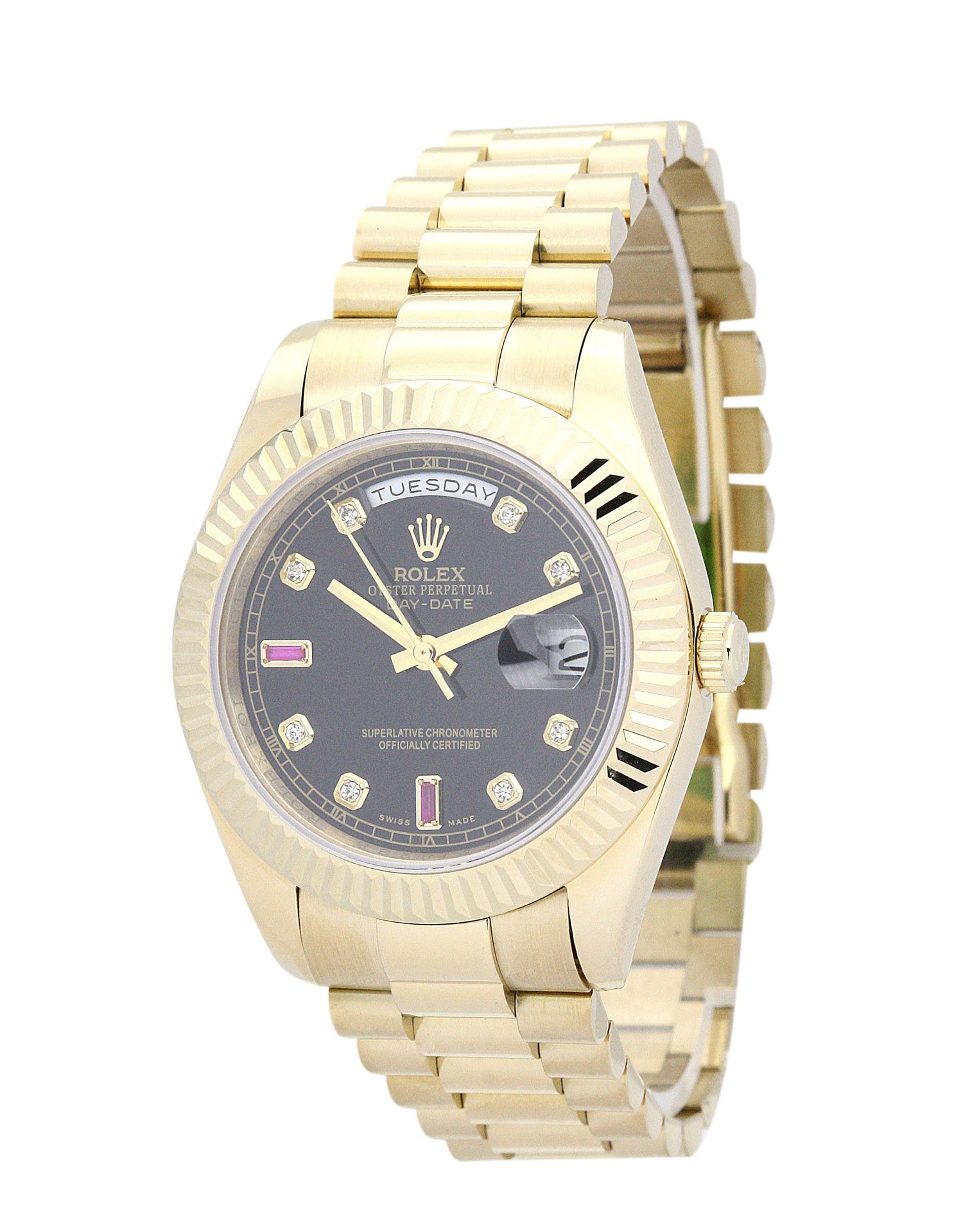 Replica Rolex Day-Date 36mm Black Dial 118238