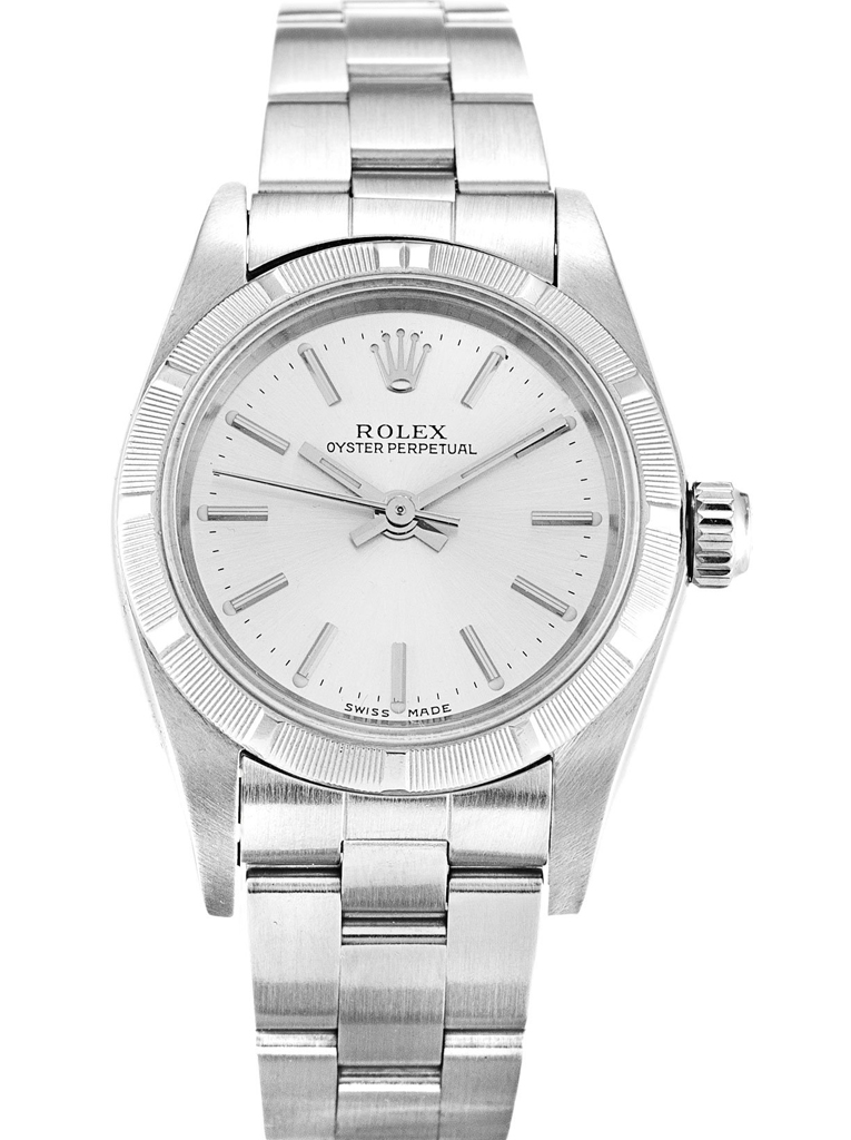 Replica Rolex Oyster Perpetual Lady 26mm Silver Dial 67230