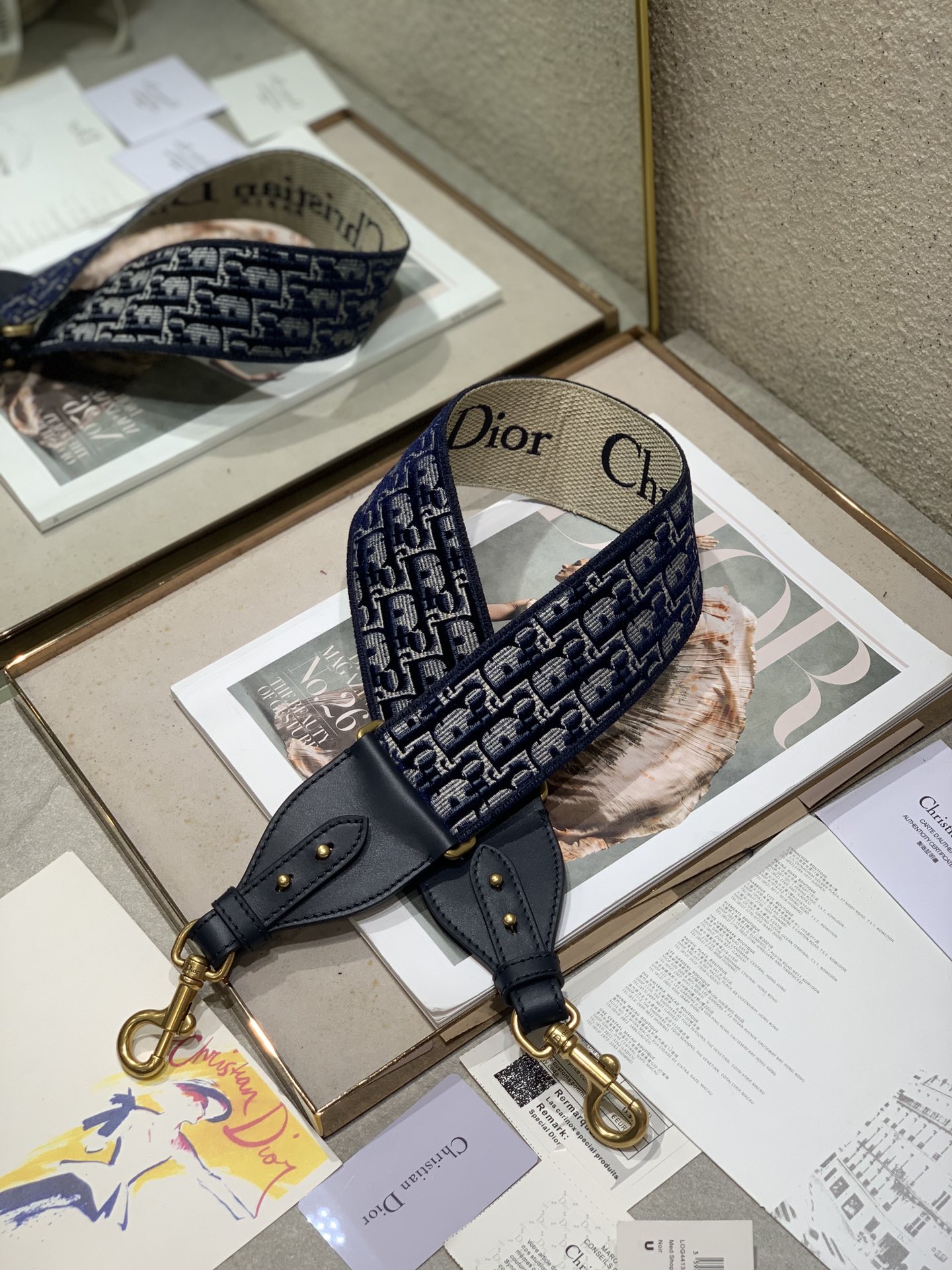 Dior shoulder strap 15