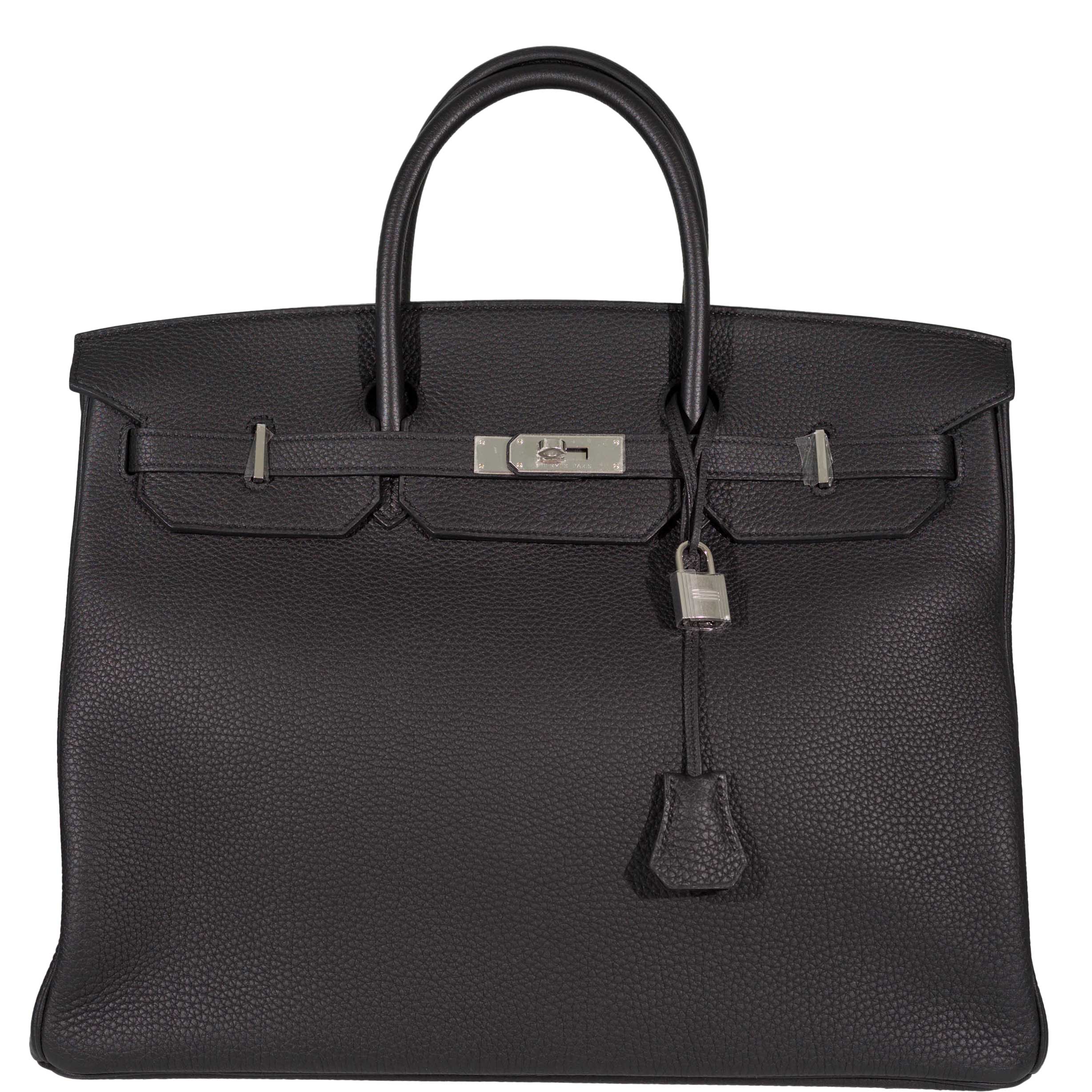 Hermès Birkin 40 Black Togo Leather Palladium Hardware - 2014, R Square