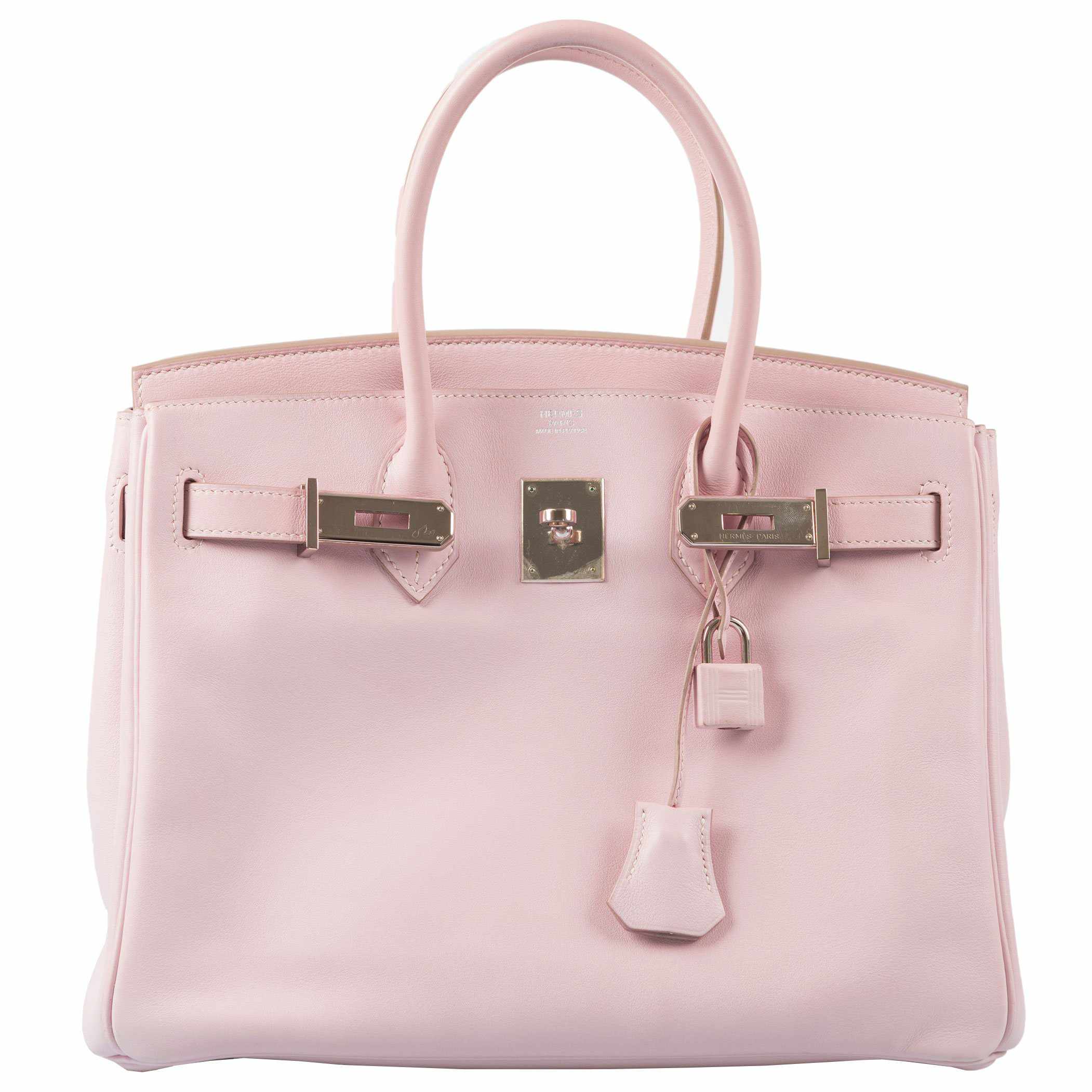 Hermès Birkin 30 Rose Dragee Swift Palladium Hardware