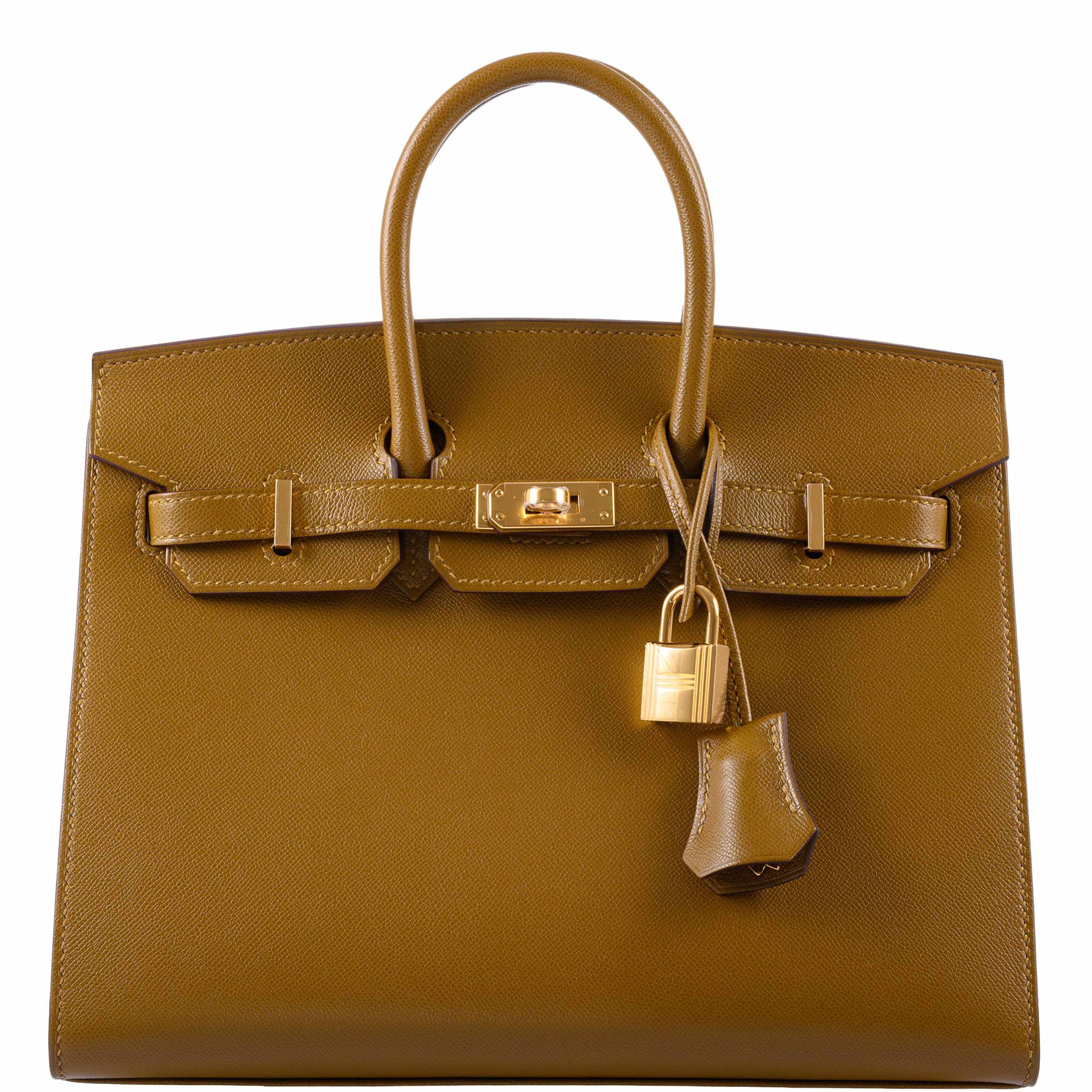 Hermès Birkin 25 Sellier Bronze Dore Madame Grain Gold Hardware