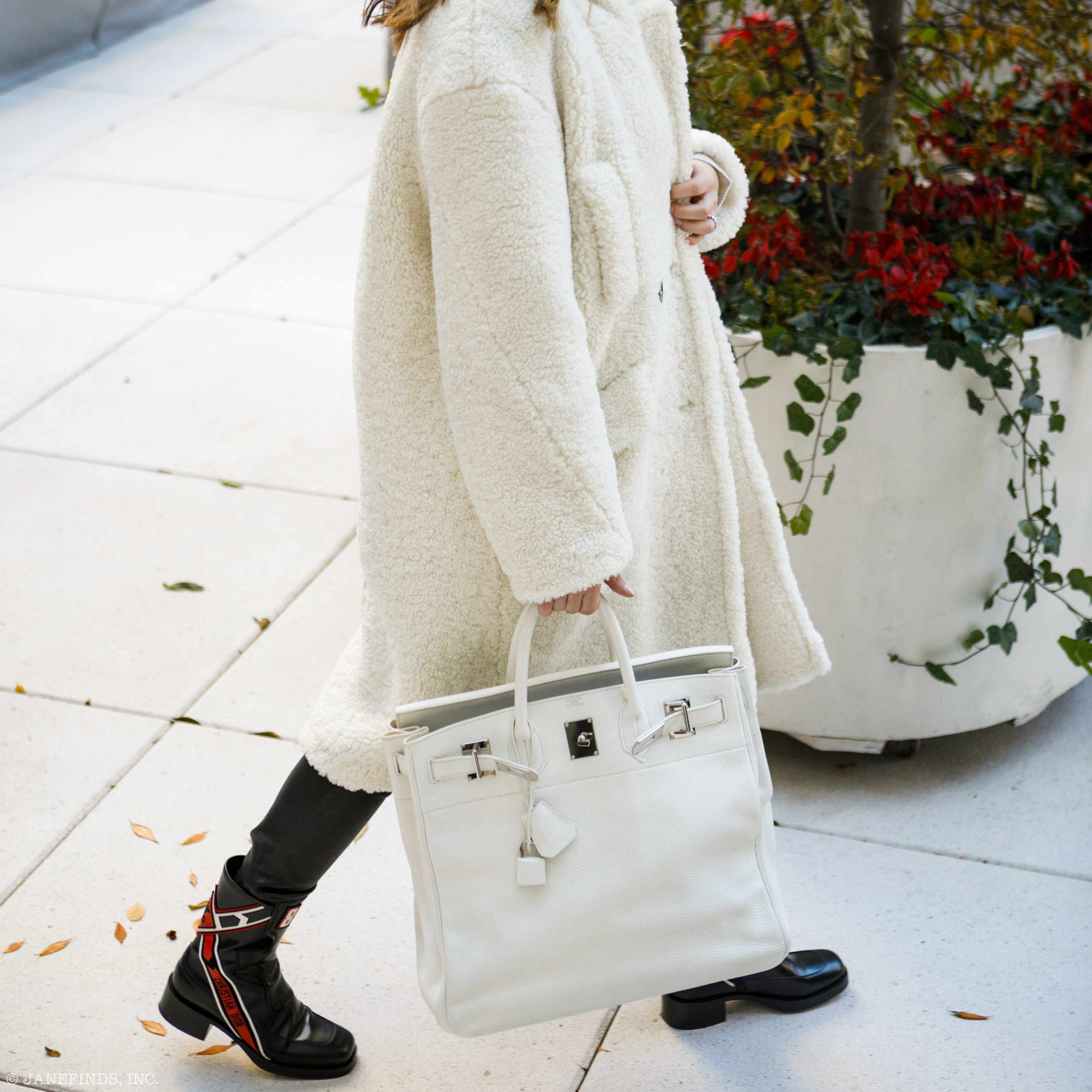 Hermès Birkin 40 HAC White Togo Palladium Hardware