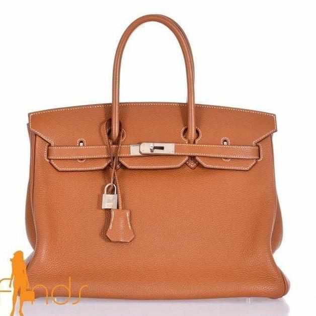 Hermès Birkin 35 Gold Togo Palladium Hardware
