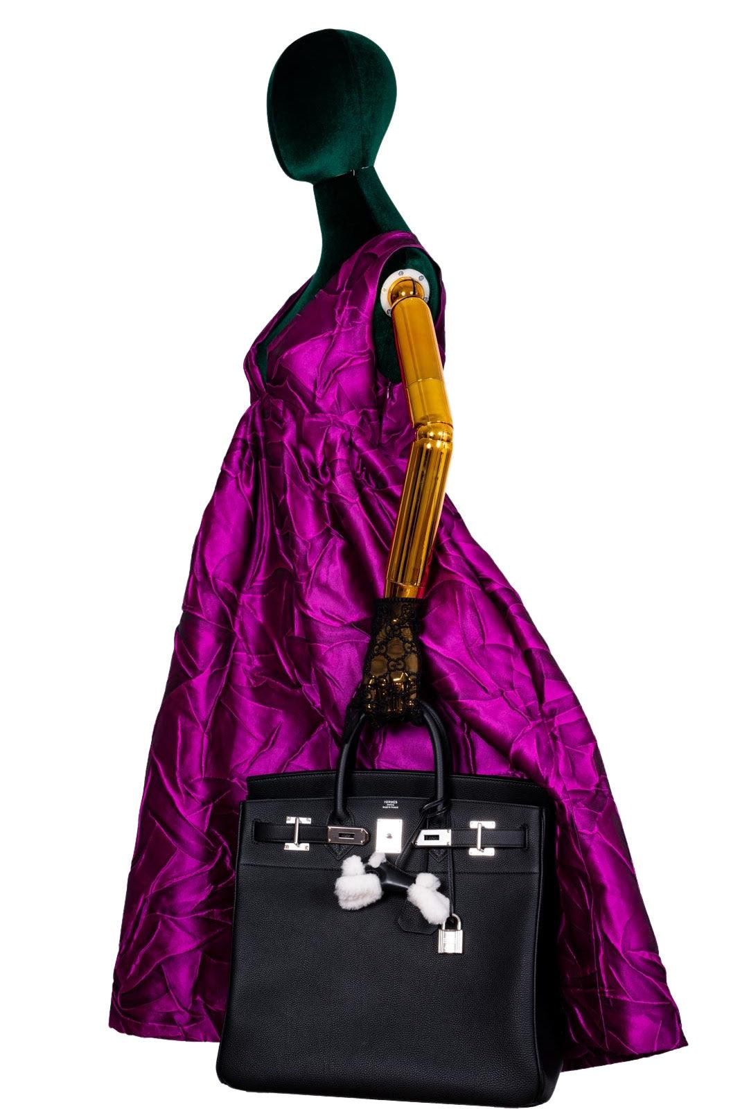 Hermès HAC Birkin 40 Black Togo Palladium Hardware