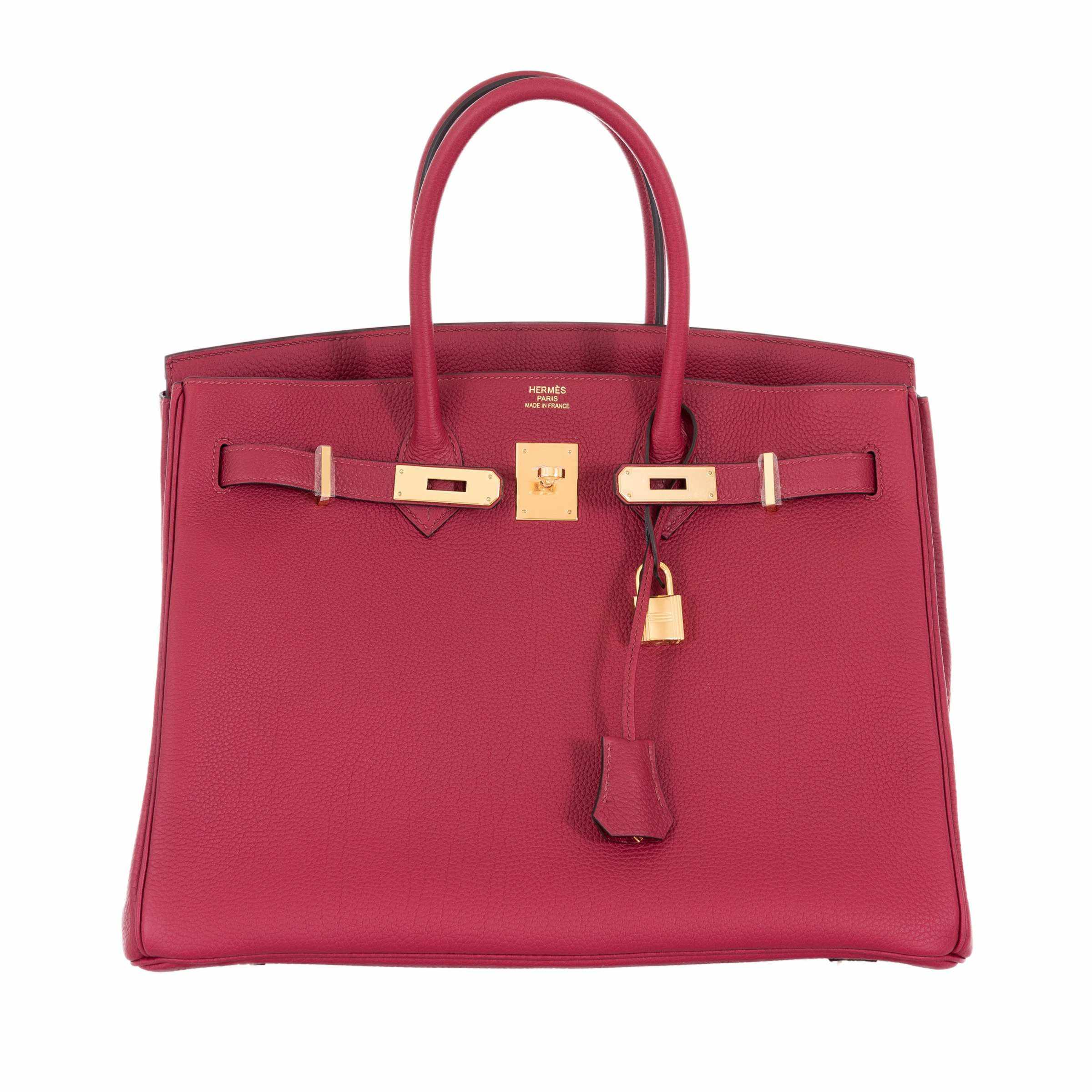 Hermès Birkin 35 Rouge Grenat Togo Gold Hardware