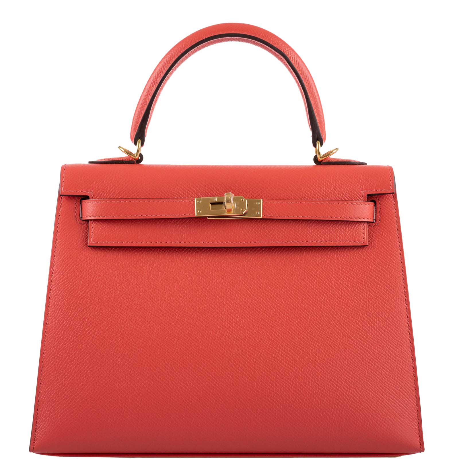 Hermès Kelly 25 Sellier Rose Jaipur Epsom Gold Hardware - 2017, A
