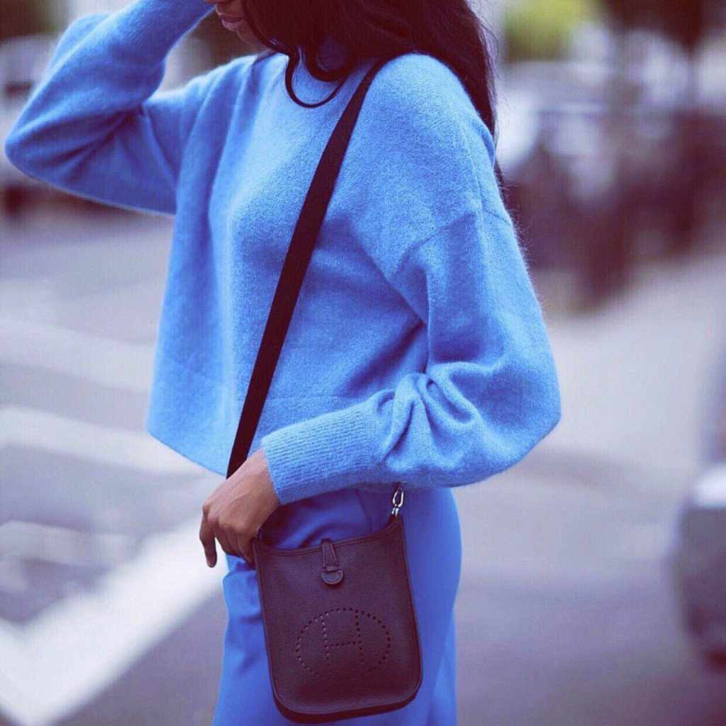 Hermès Evelyne TPM Black Epsom Palladium Hardware