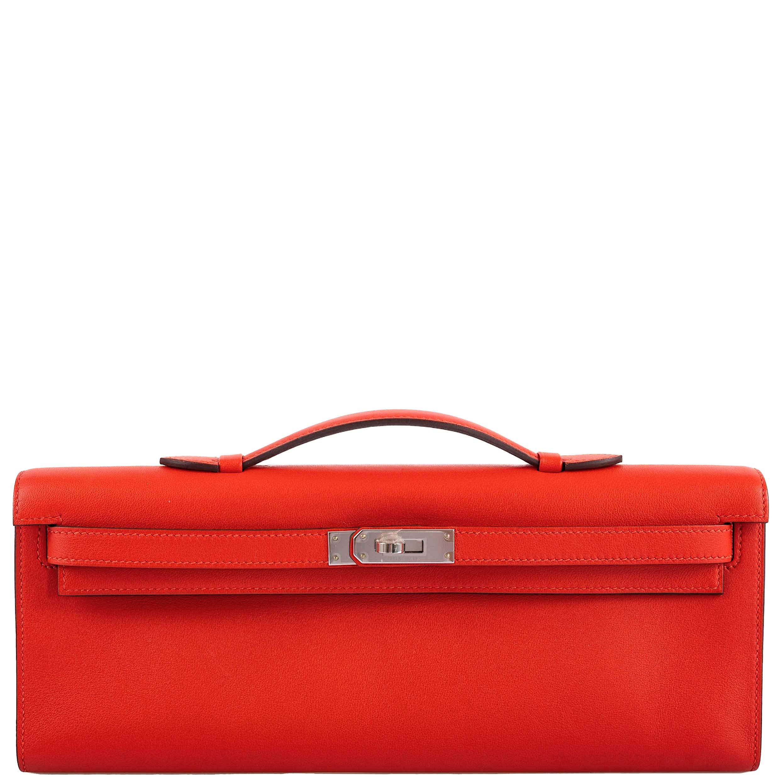 Hermès Kelly Cut Capucine Swift leather Palladium Hardware - 2018, C