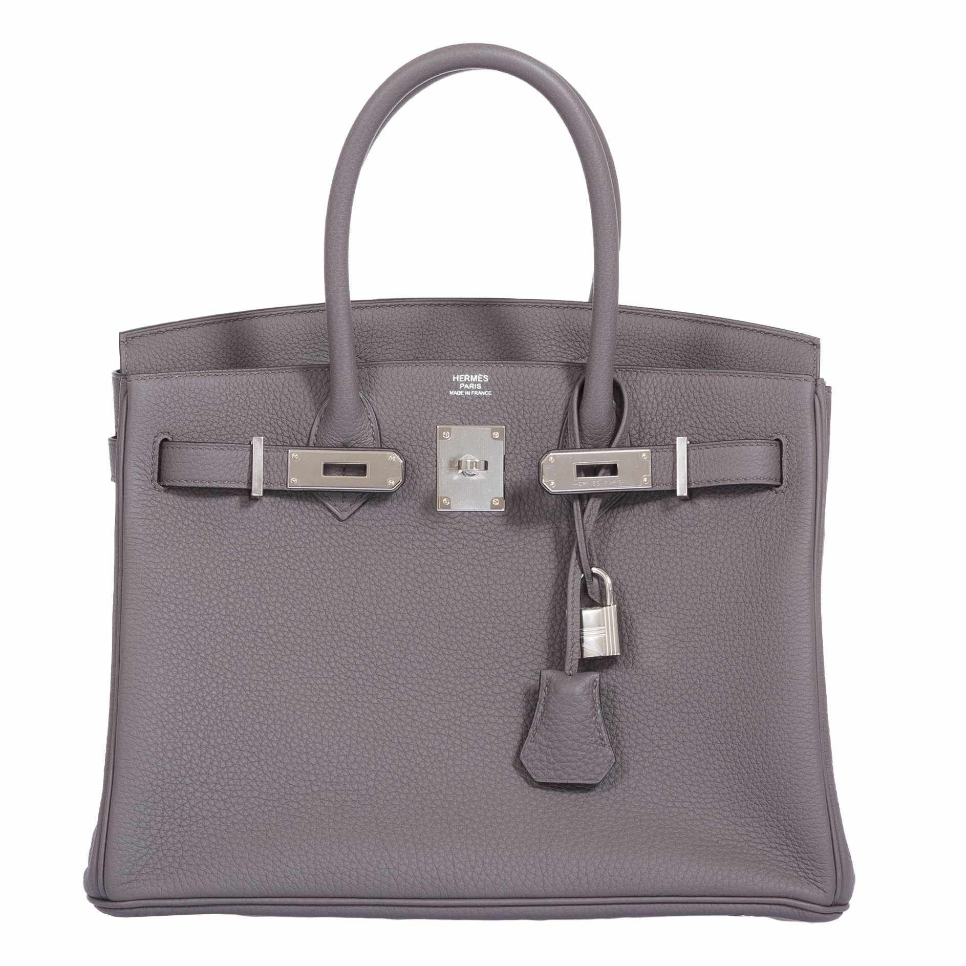 Hermès Birkin 30 Etaine Togo Palladium Hardware