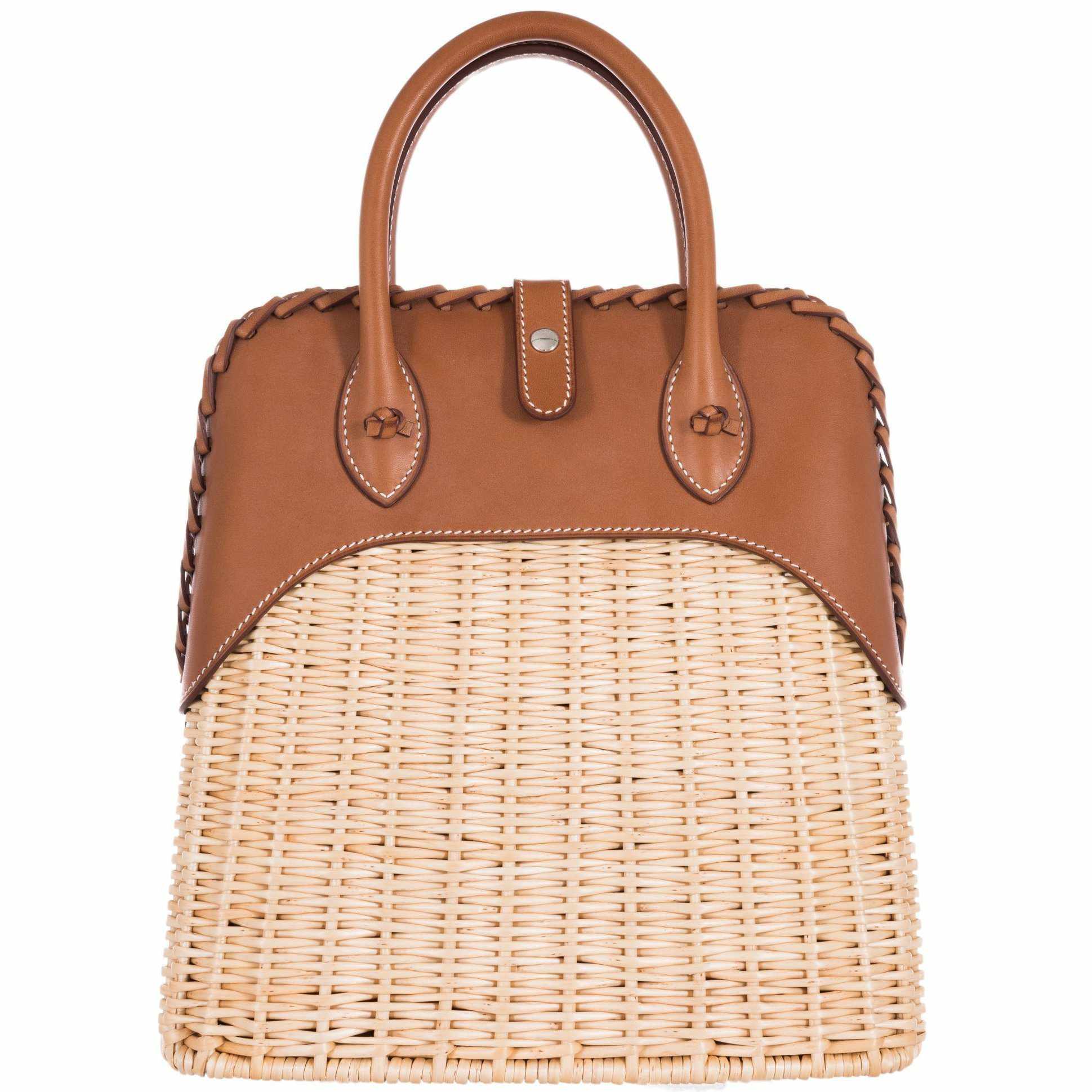 Hermès Bolide 25 Picnic Bag Barenia & Wicker