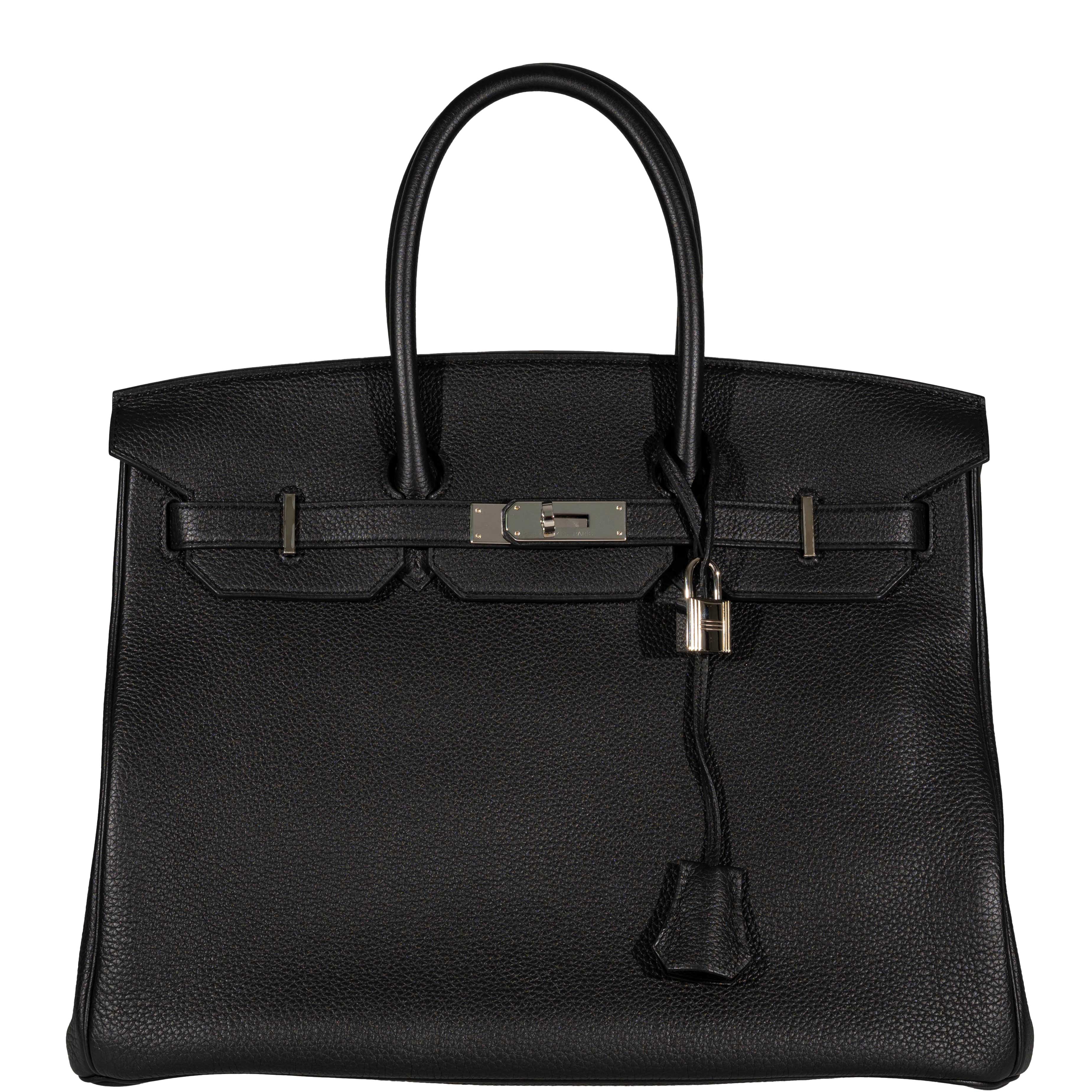 Hermès Birkin 35 Black Togo Palladium Hardware - 2017, A