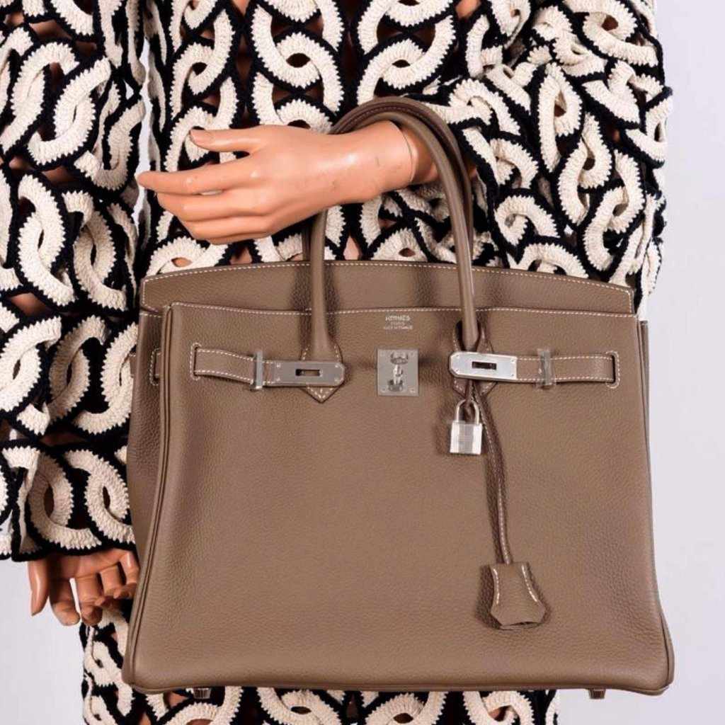 Hermès Birkin 35 Etoupe Togo Grey Palladium Hardware