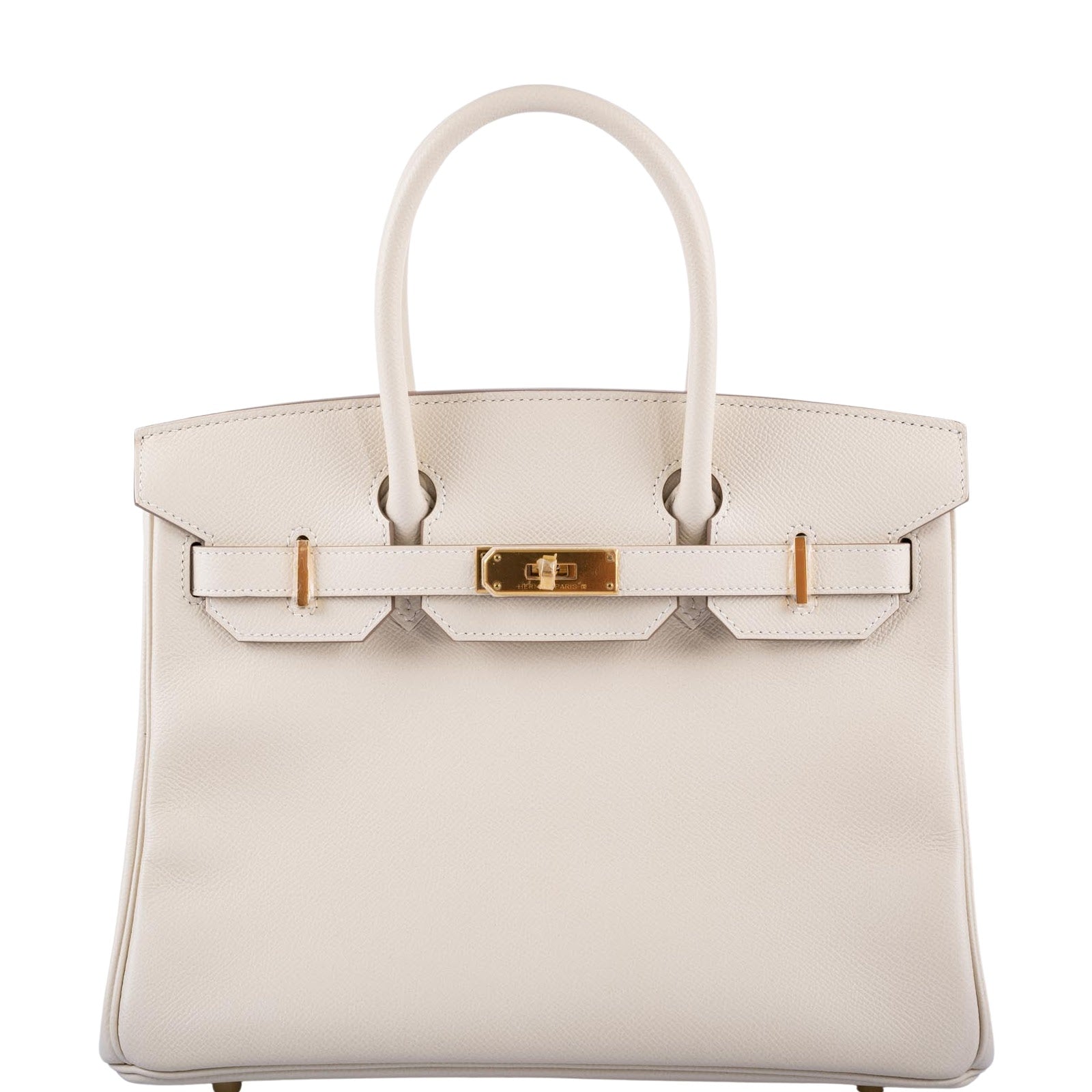 Hermès Birkin 30 Craie Epsom with Gold Hardware