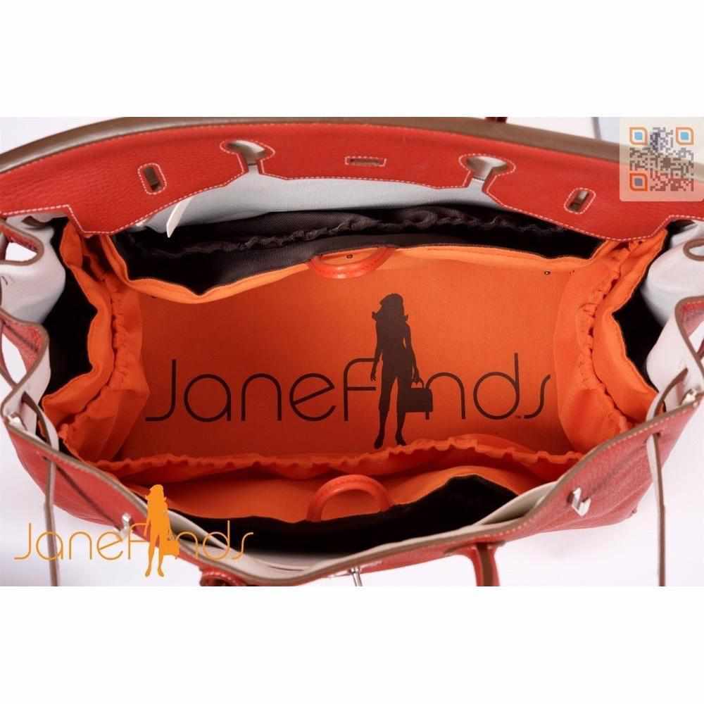 Hermès Birkin 40 Sanguine And White Clemence Palladium Hardware