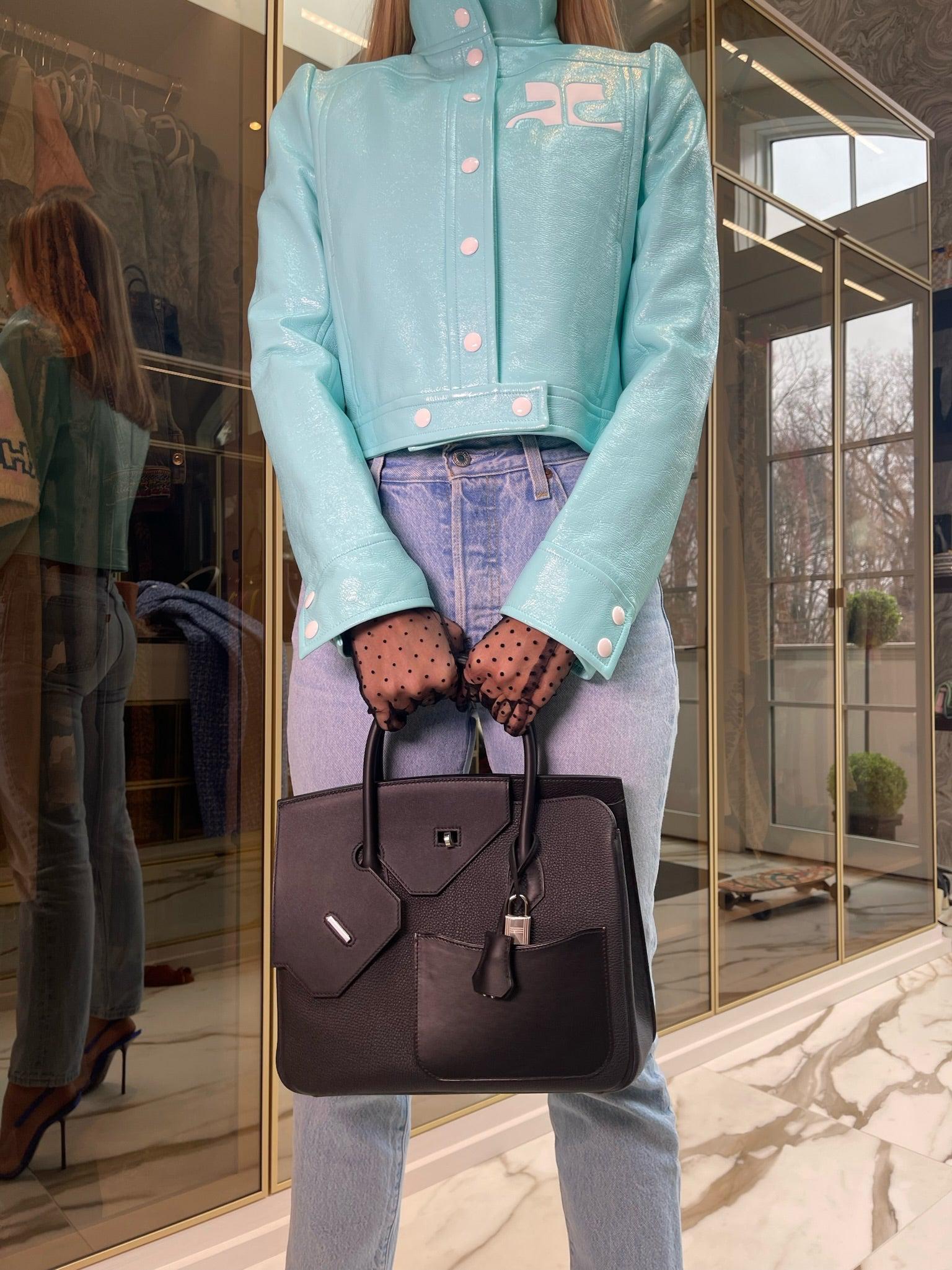 Hermès Birkin 30 Sellier en Désordre Black Togo and Swift Palladium Hardware