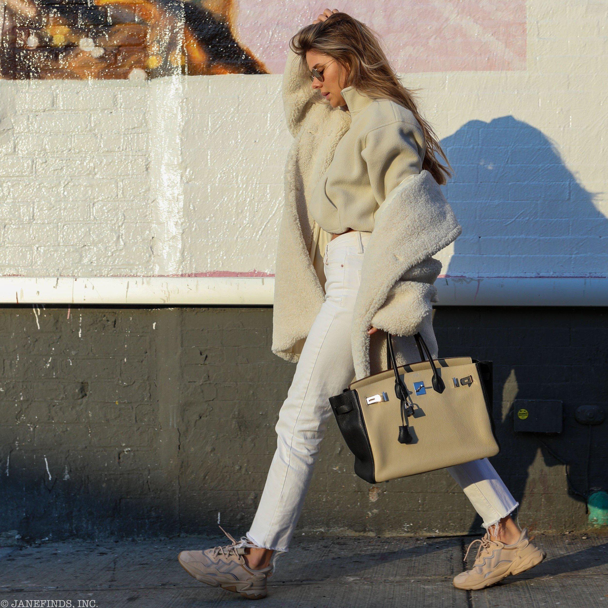 Hermès Birkin 35 HSS Black & Parchemin Togo Leather Palladium Hardware - 2009, M Square