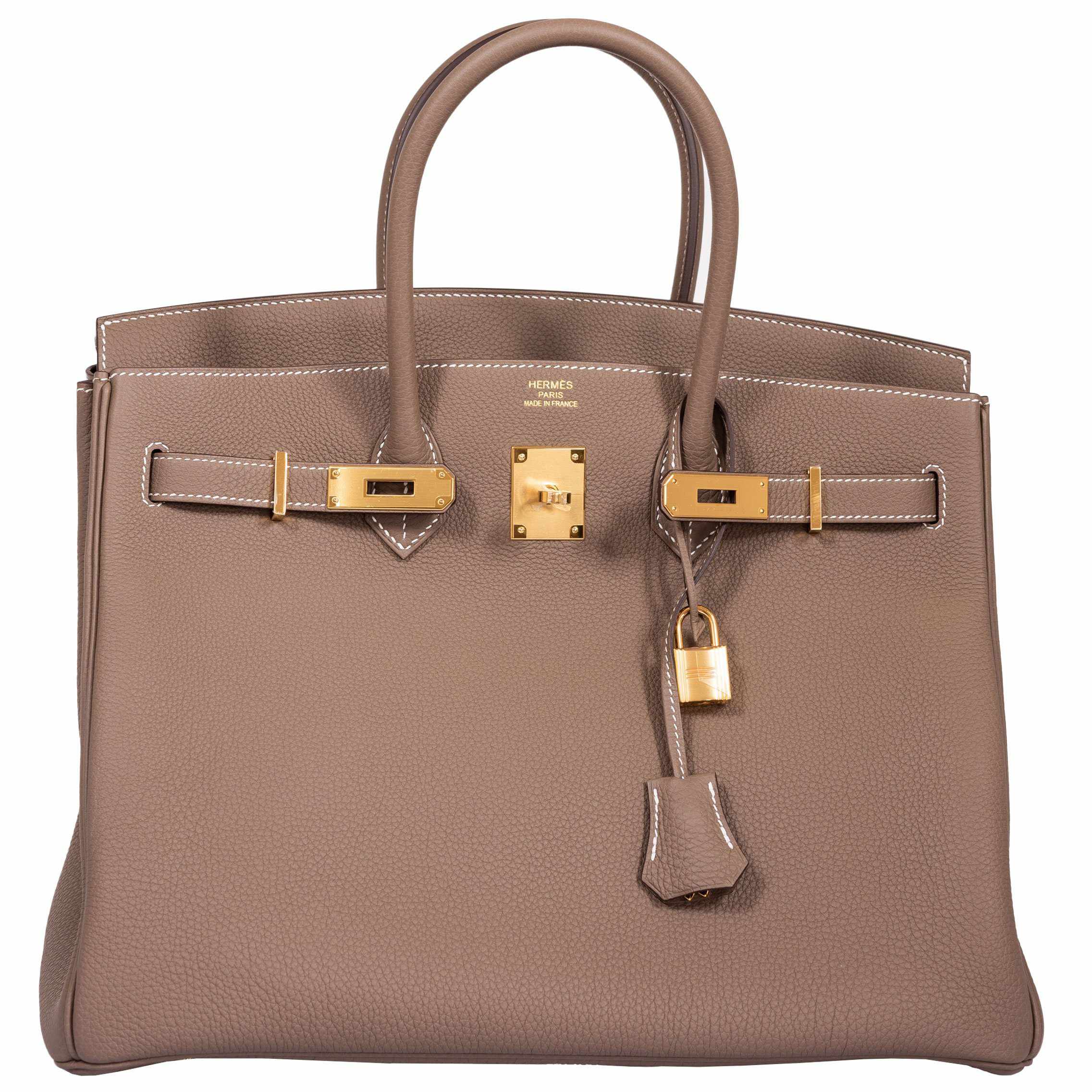 Hermès Birkin 35 Etoupe Togo Gold Hardware
