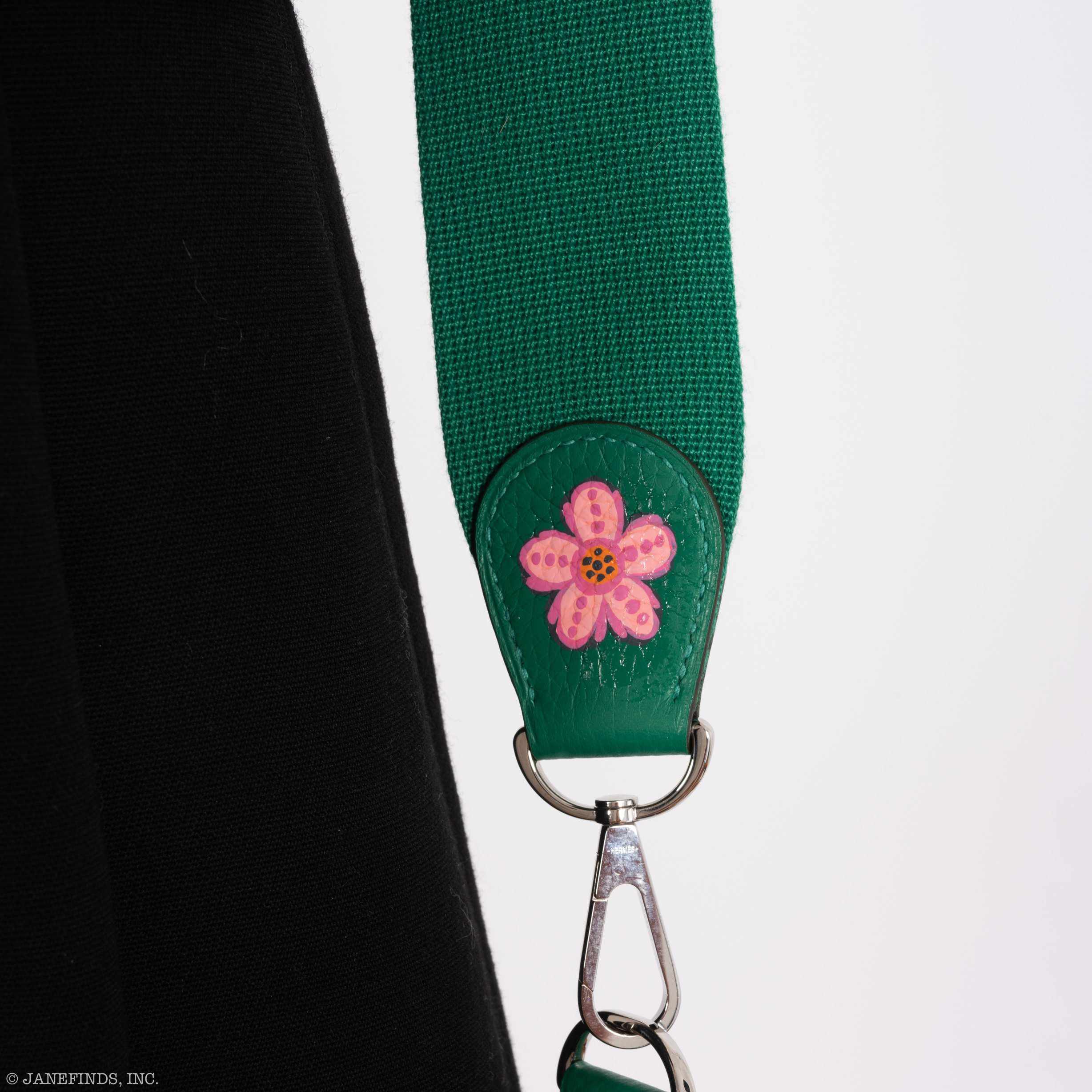 Hermès Evelyne III PM Vert Vertigo Clemence Daisy * JaneFinds Custom Shop