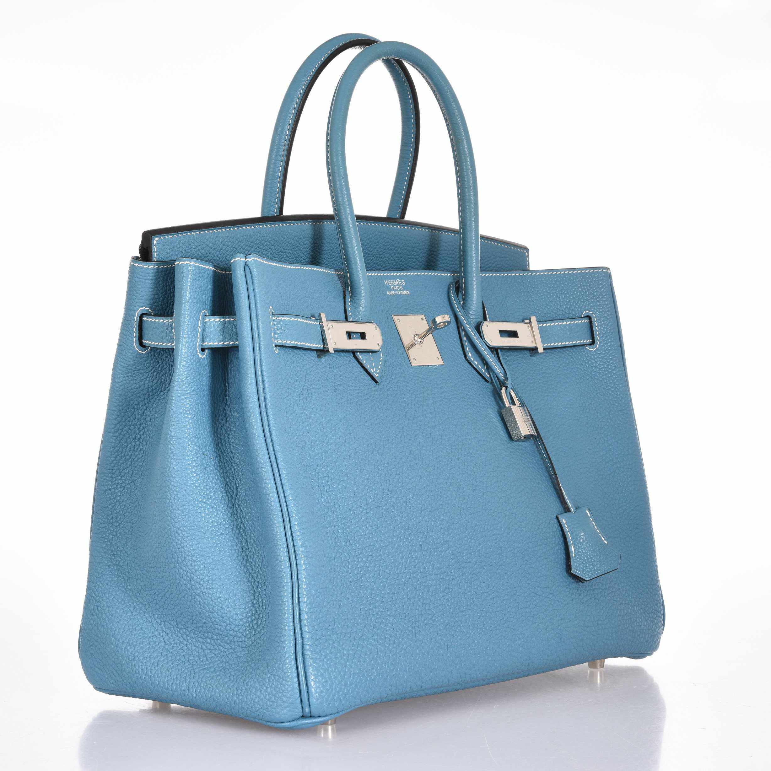 Hermès Birkin 35 Blue Jean Togo Palladium Hardware