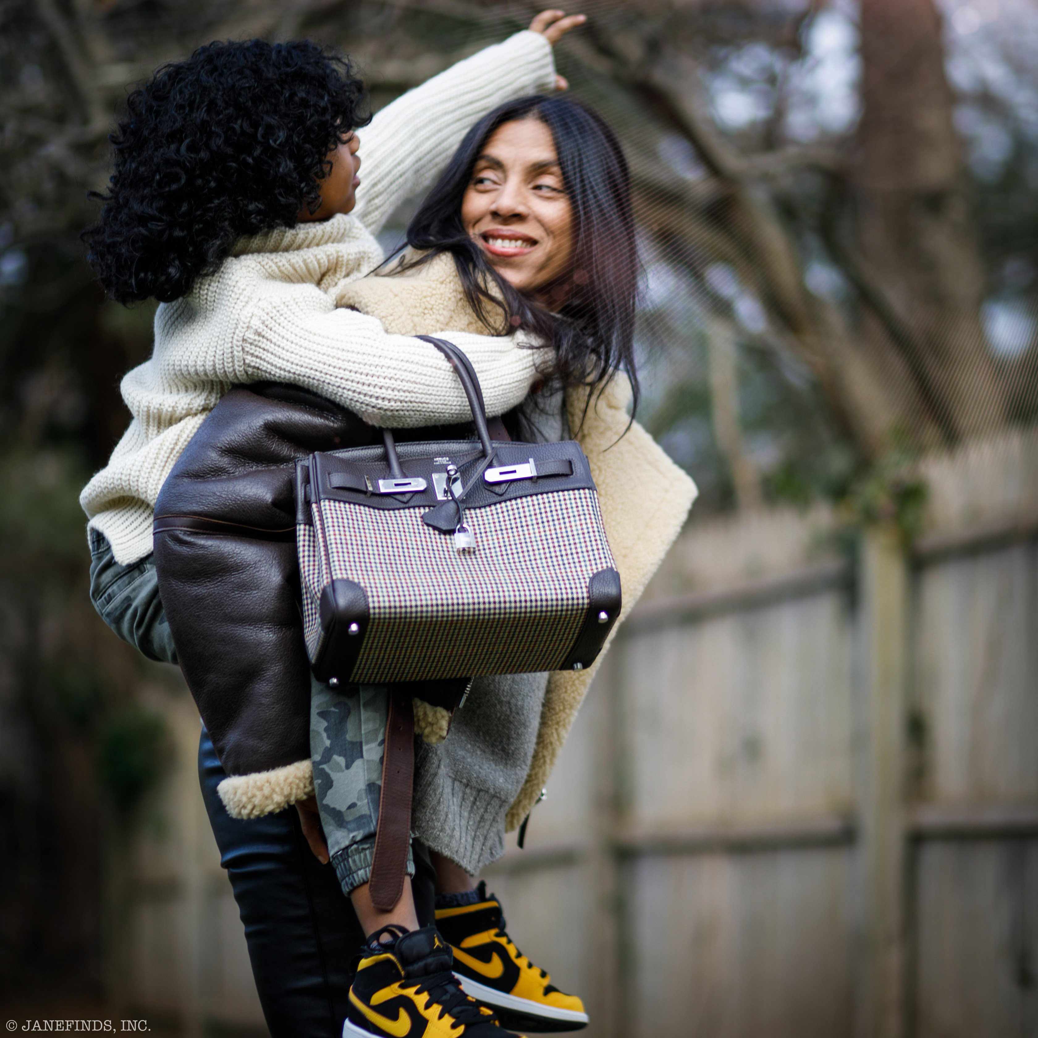 Hermès Birkin 30 Togo And Plaid Wool Lainage - Rare Runway Bag
