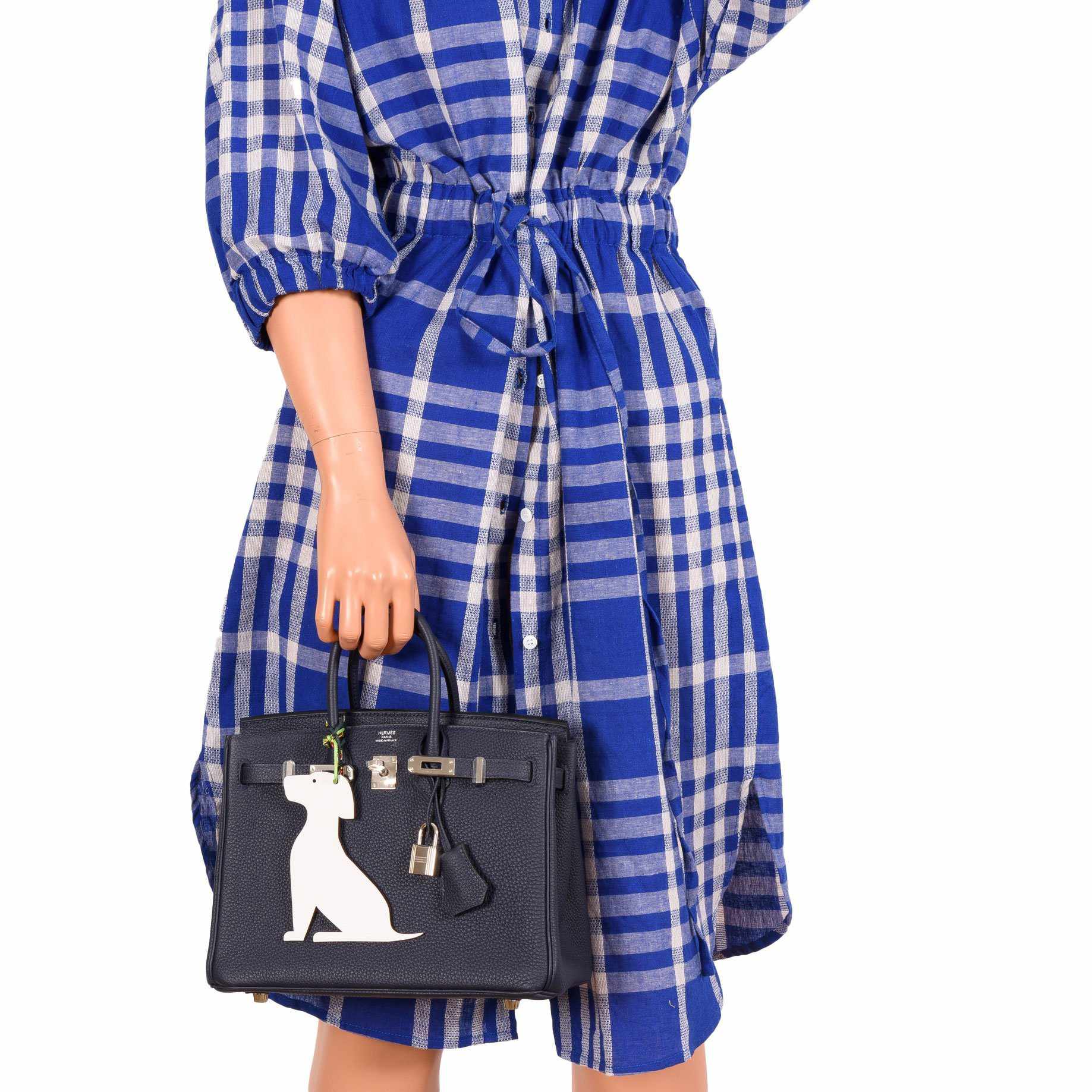 Hermès Birkin 25 Blue Indigo Togo Palladium Hardware