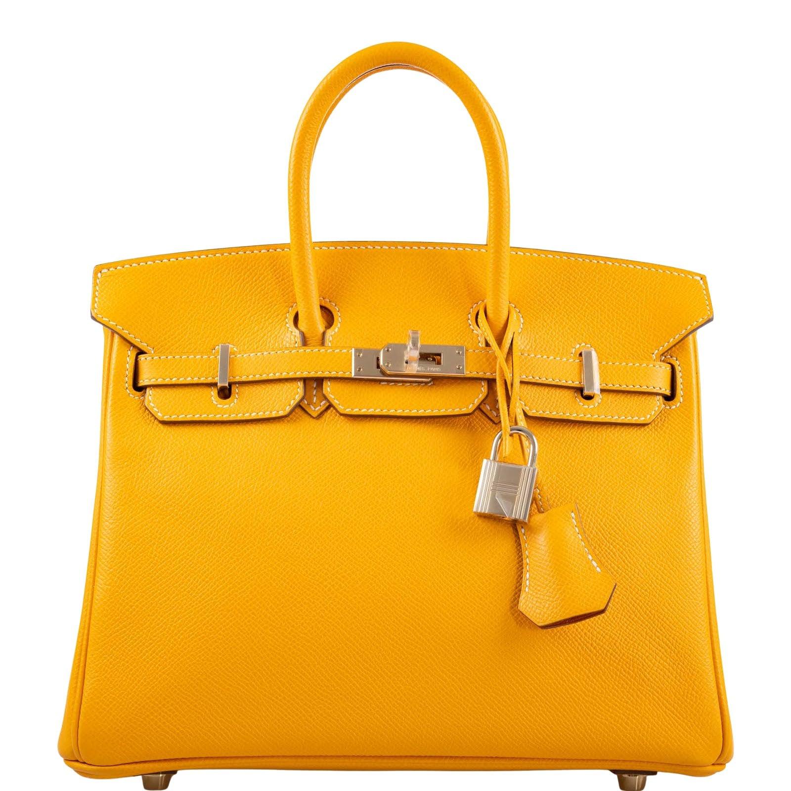 Hermès Birkin 25 Candy Collection Jaune D’or Epsom Gold Hardware