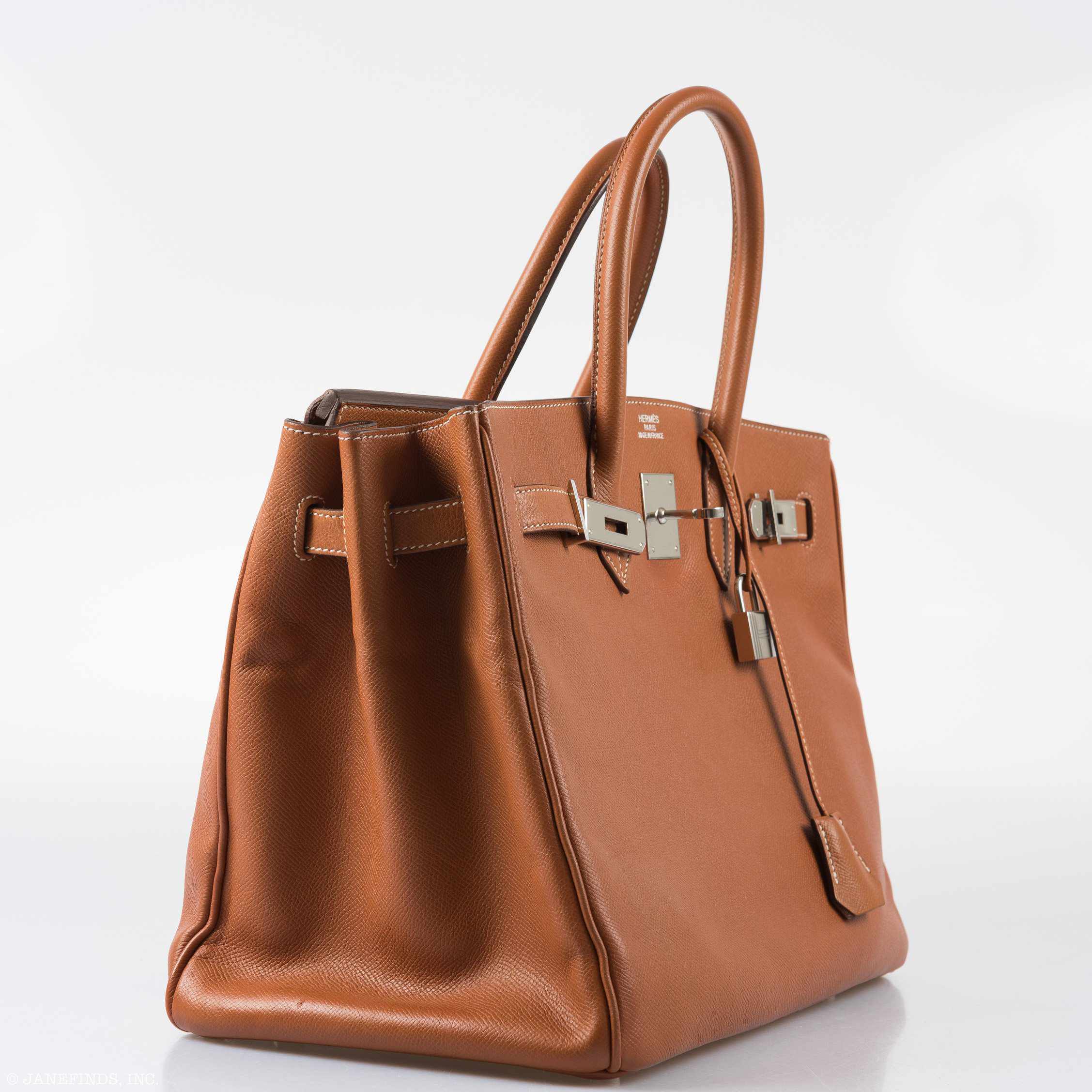 Hermès Birkin 35 Gold Epsom Palladium Hardware