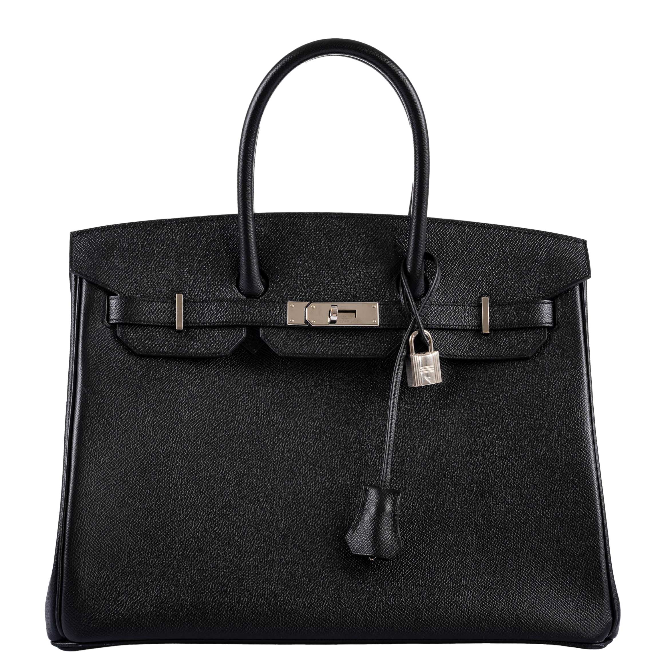 Hermès Birkin 35 Black Epsom leather Palladium Hardware - 2017, A