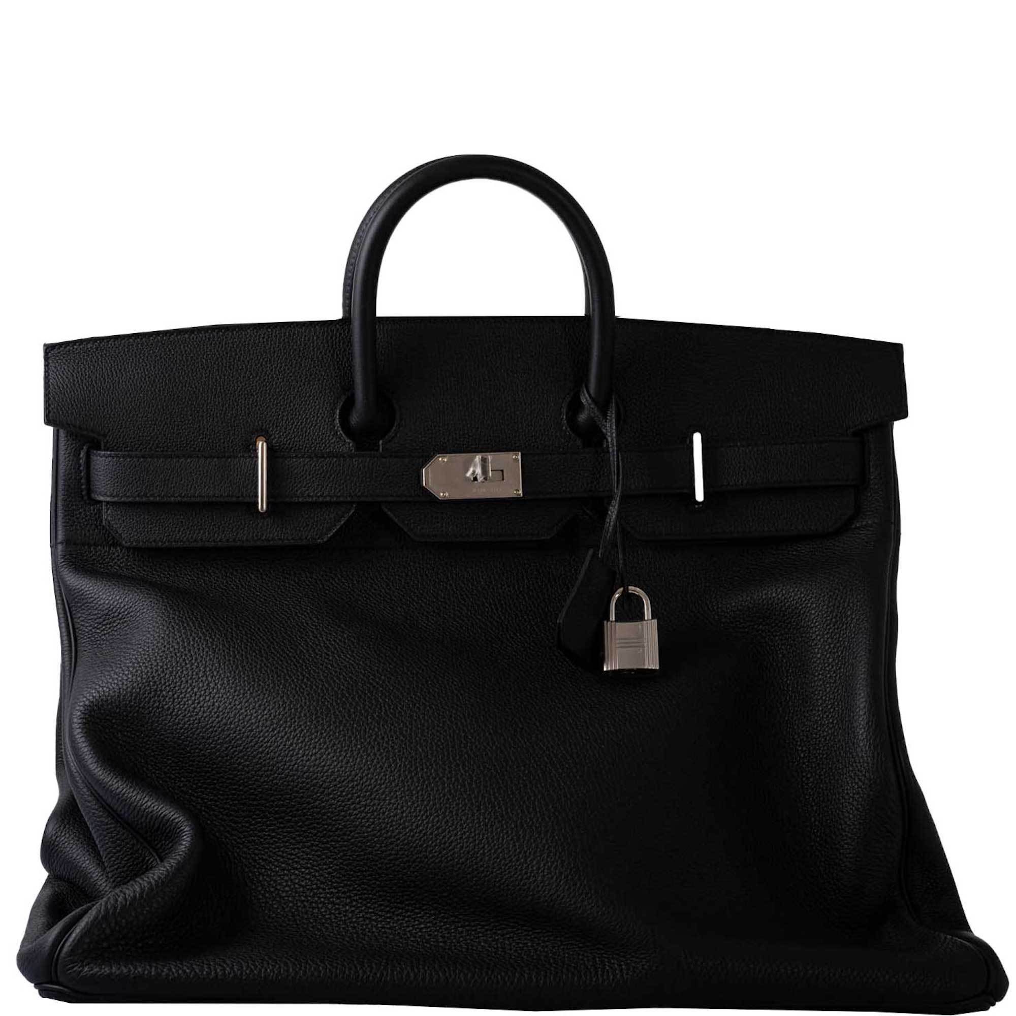 Hermès HAC Birkin 50 Voyager Black Togo leather Palladium Hardware - 2021, Z