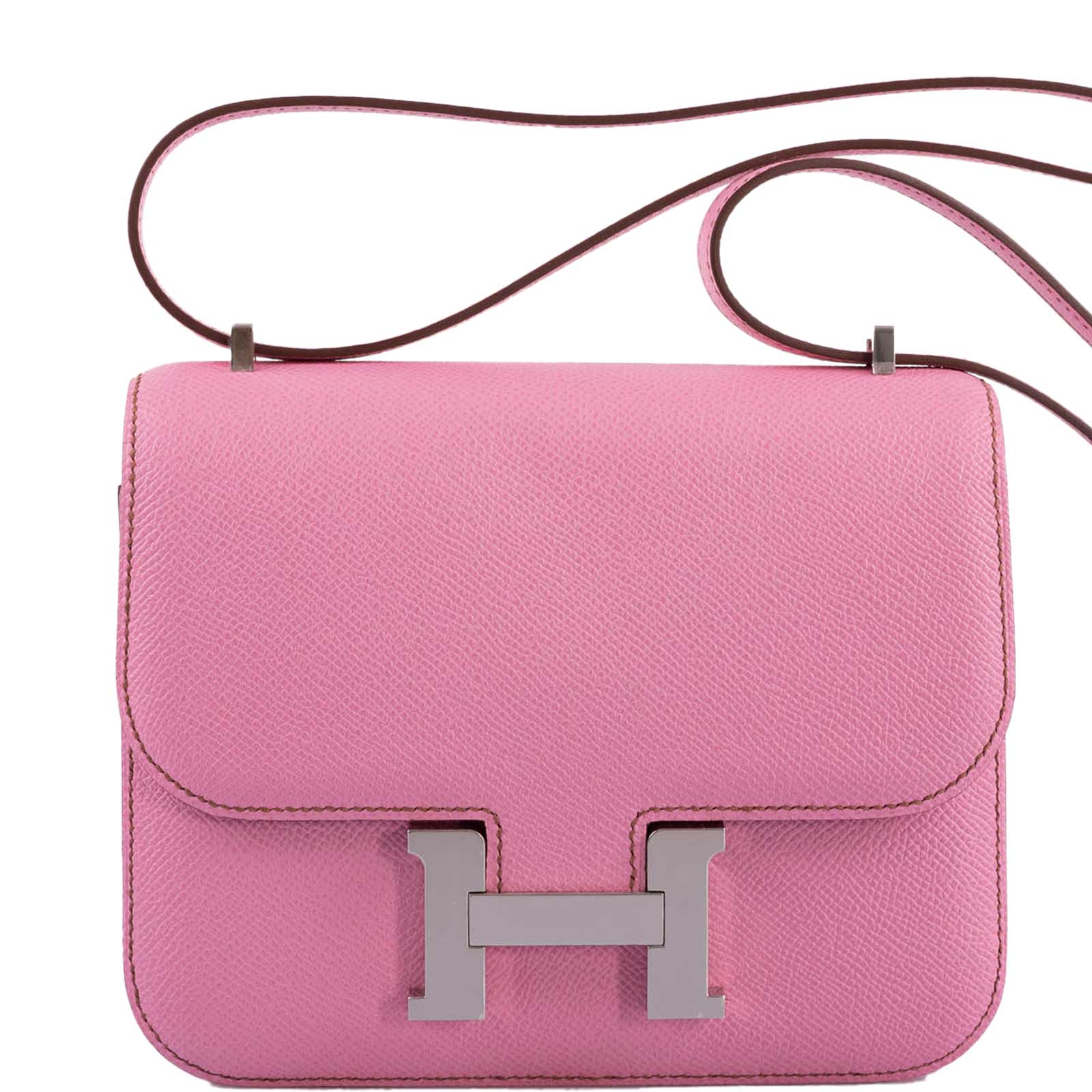 Hermès Constance 18 5P Bubblegum Pink Epsom with Palladium Hardware