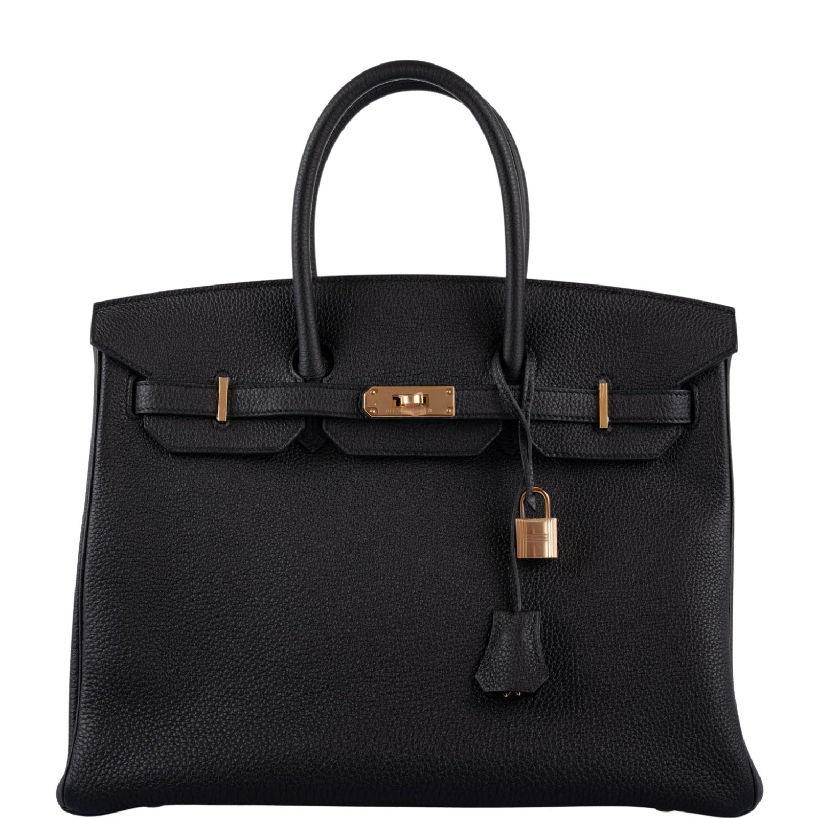 Hermès Birkin 35 Black Togo leather Rose Gold Hardware