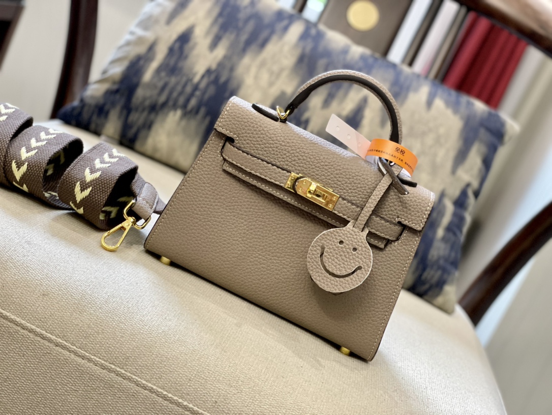 WOMEN HERMES KELLY HAND BAG MINI 20X14CM